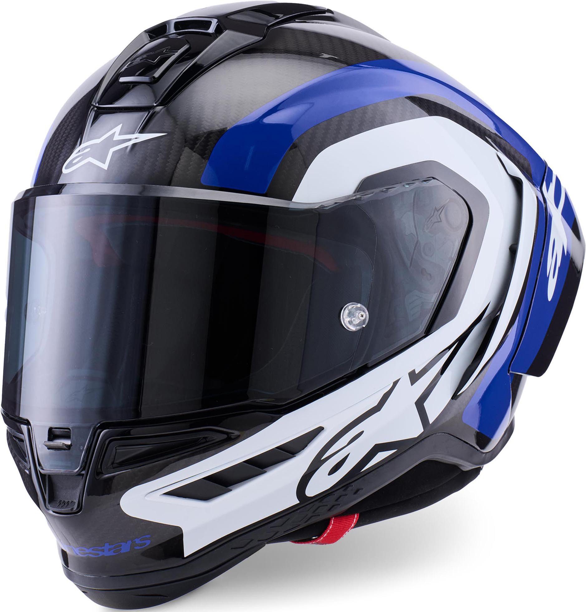 Alpinestars Motorradhelm Supertech R10 Arius Carbon Helm, Antifog Beschichtet,notfallsystem-polsterung (eqrs),geeignet Für