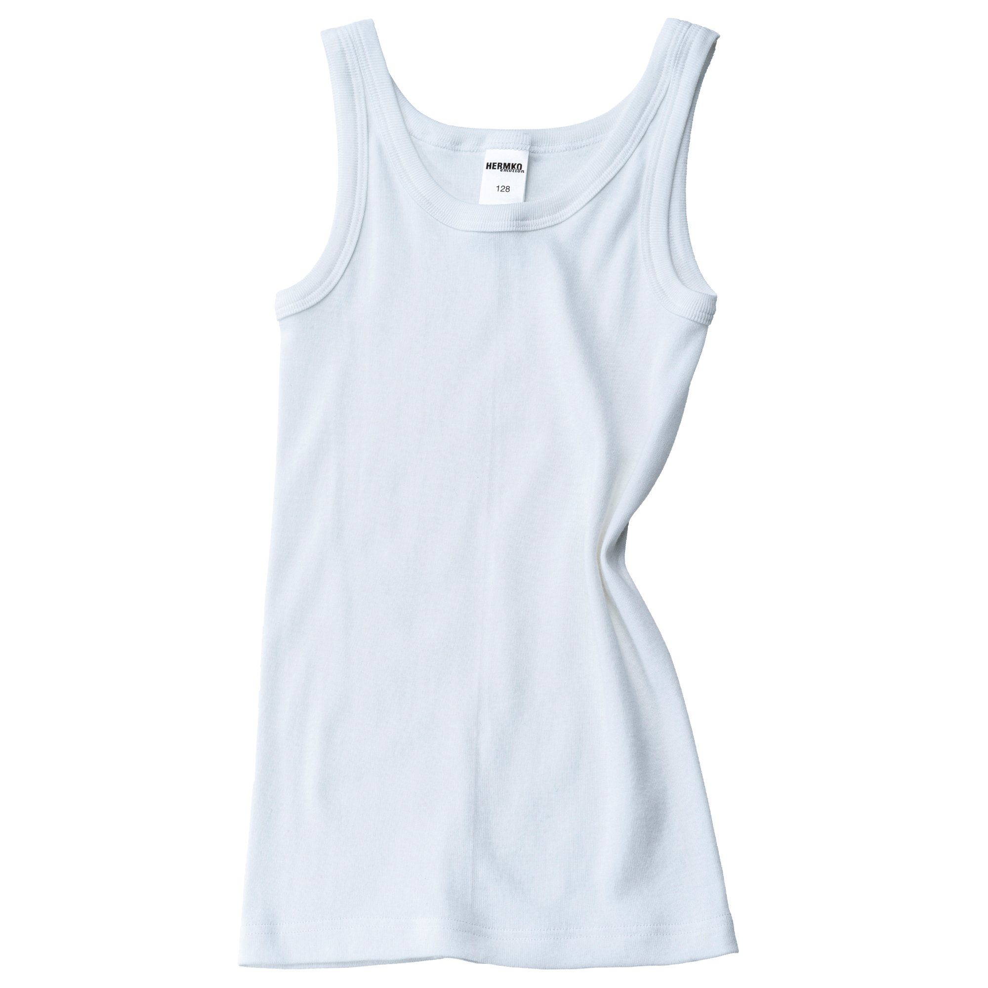 HERMKO Unterhemd 2800 100 % Bio-Baumwolle, Knaben Tank Top
