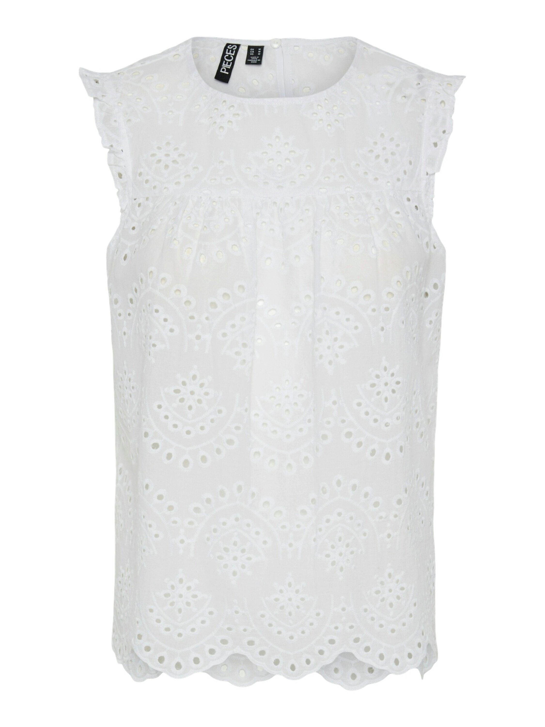 pieces Funktionsbluse Vilde (1-tlg) Lochmuster