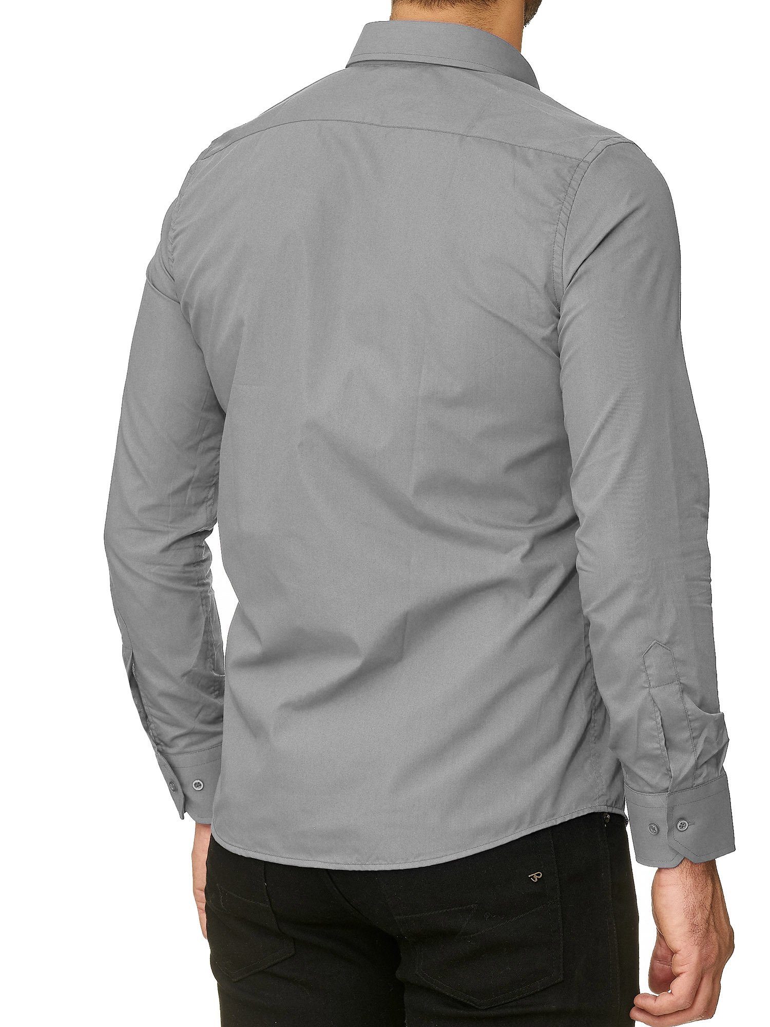 Reslad Langarmhemd Reslad Herren Hemd Kentkragen Unicolor Langarmhemd RS-7002 (Herrenhemd) Freizeithemd Businesshemd mit Stretch-Anteil – Bild 3 von 4