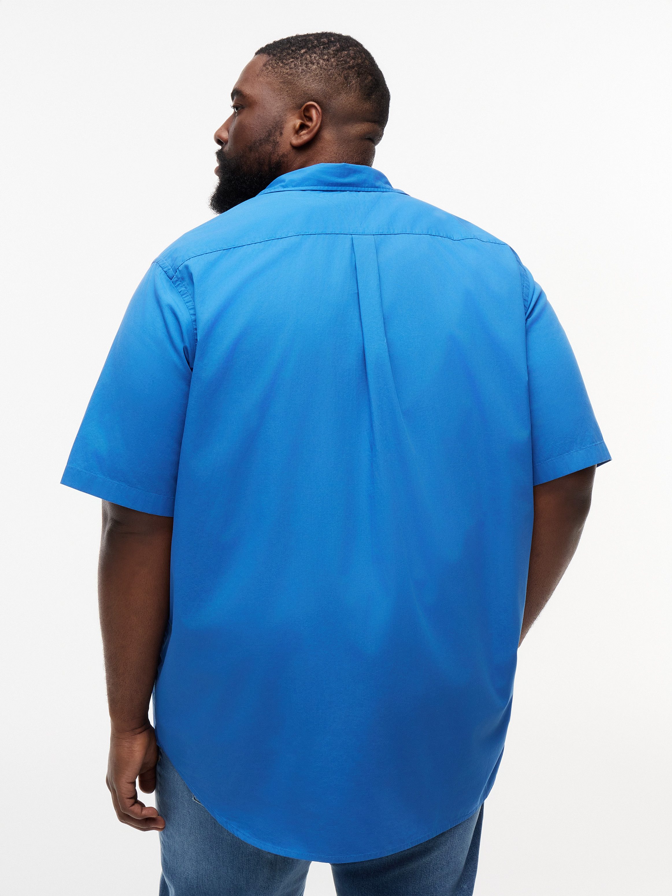 Tommy Hilfiger Big & Tall Kurzarmhemd BT-FLEX POPLIN SOLID S/S SHIRT-B Groß günstig online kaufen