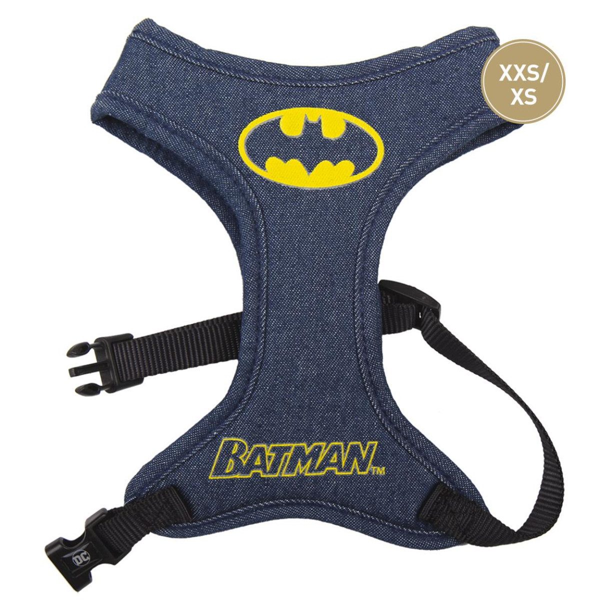 Geschirr Batman XXS/XS – Verstellbar & robust für kleine Hunde
