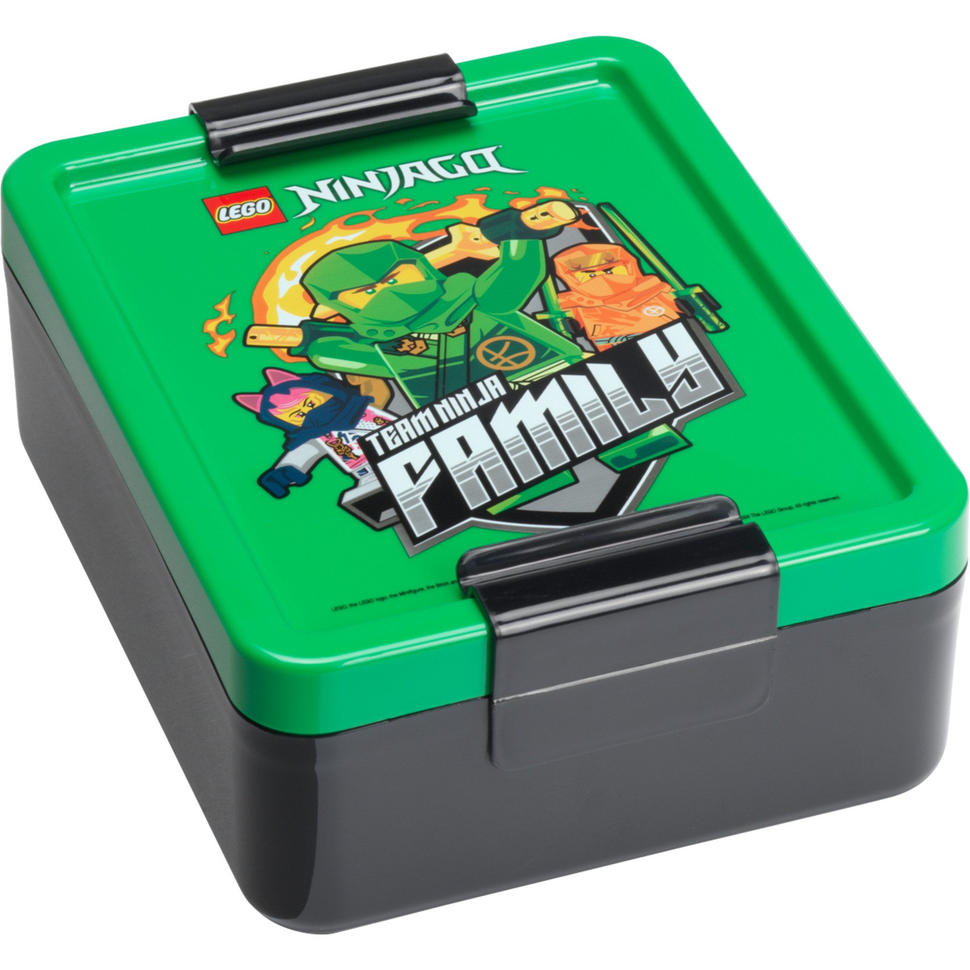 Spielzeugtruhe Room Copenhagen LEGO Lunch Box Ninjago Green