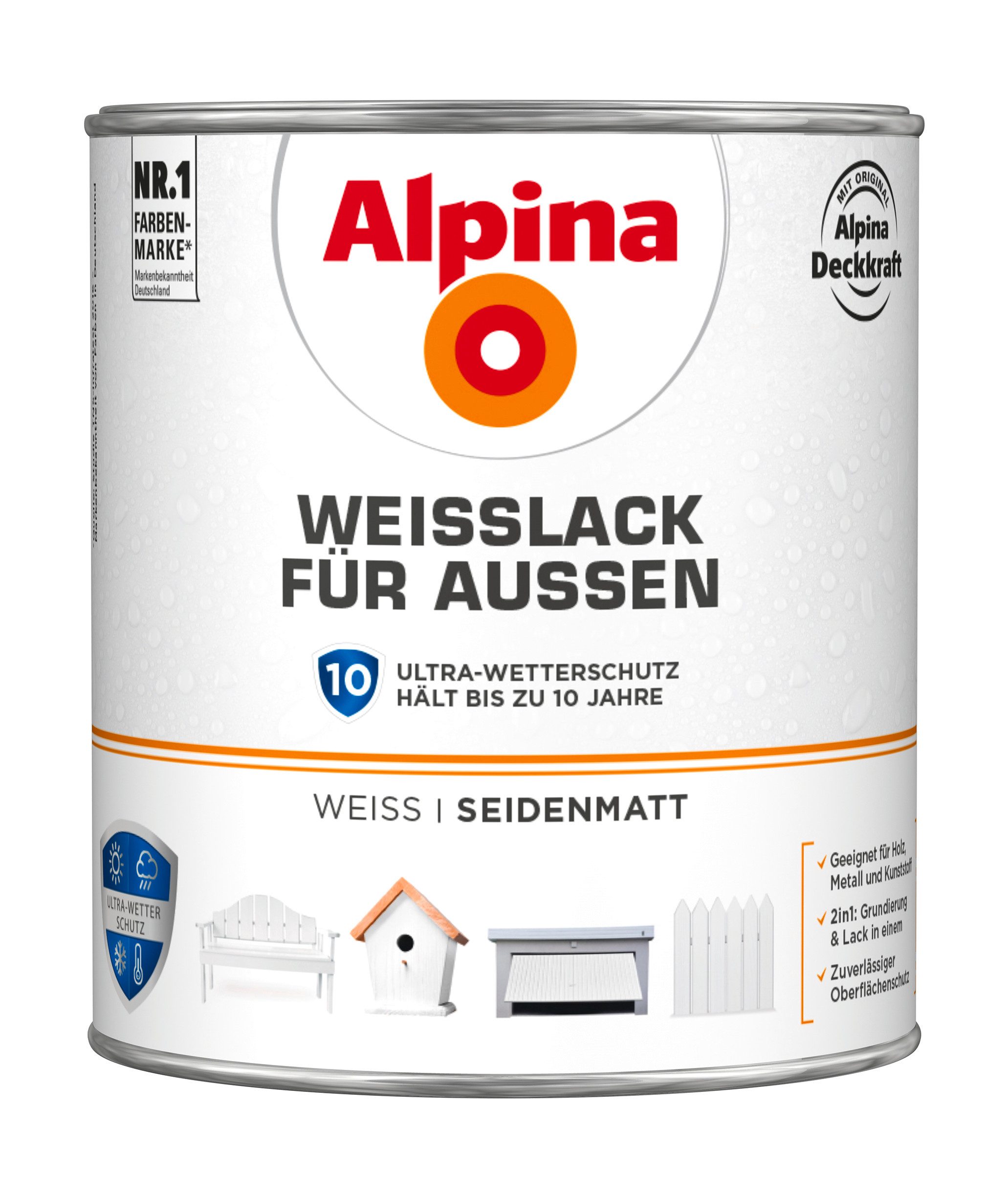 Alpina Weißlack Alpina Weißlack für Außen