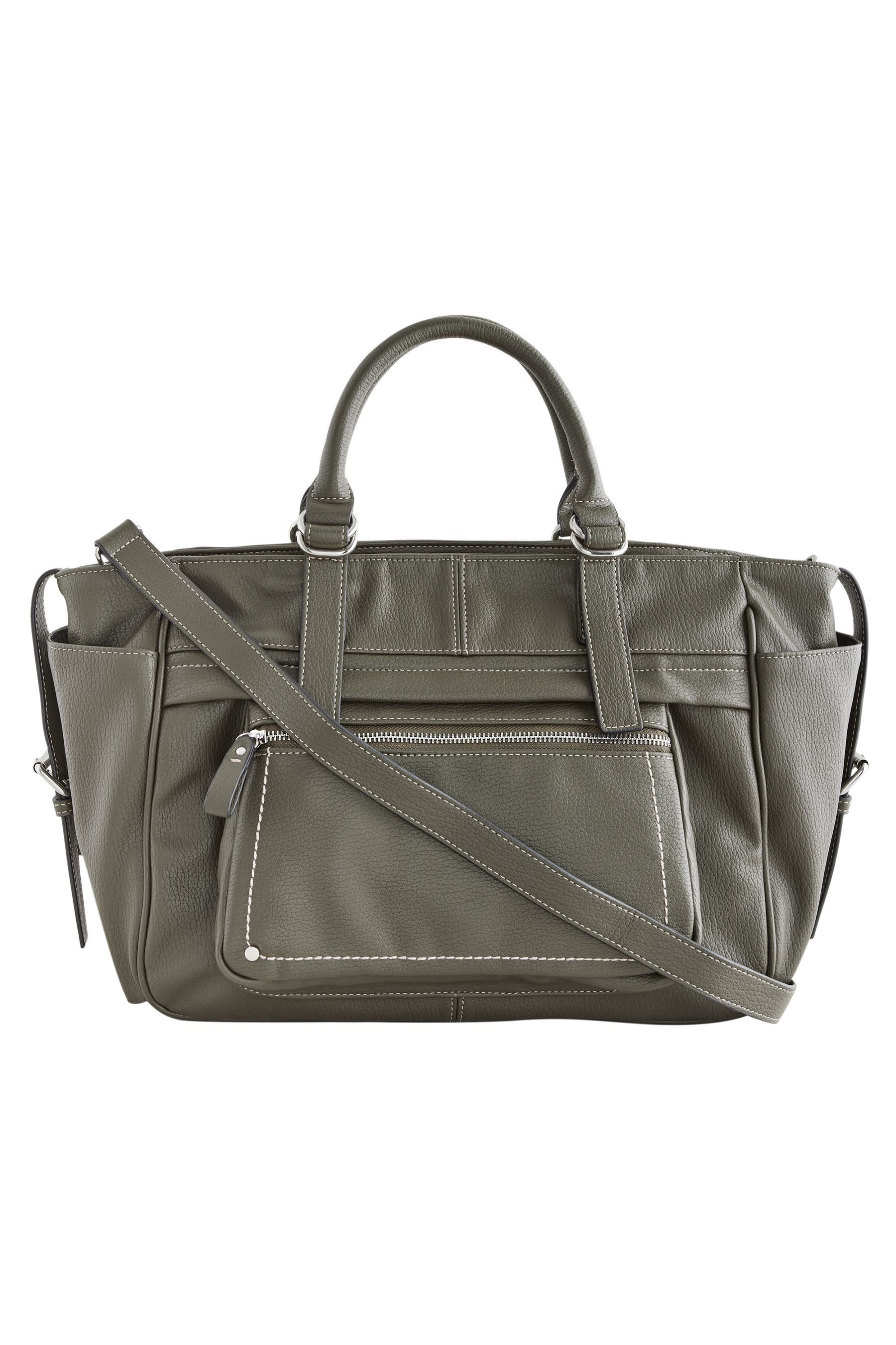 Next Shopper Lässige Grabbeltasche mit Reißverschluss günstig online kaufen