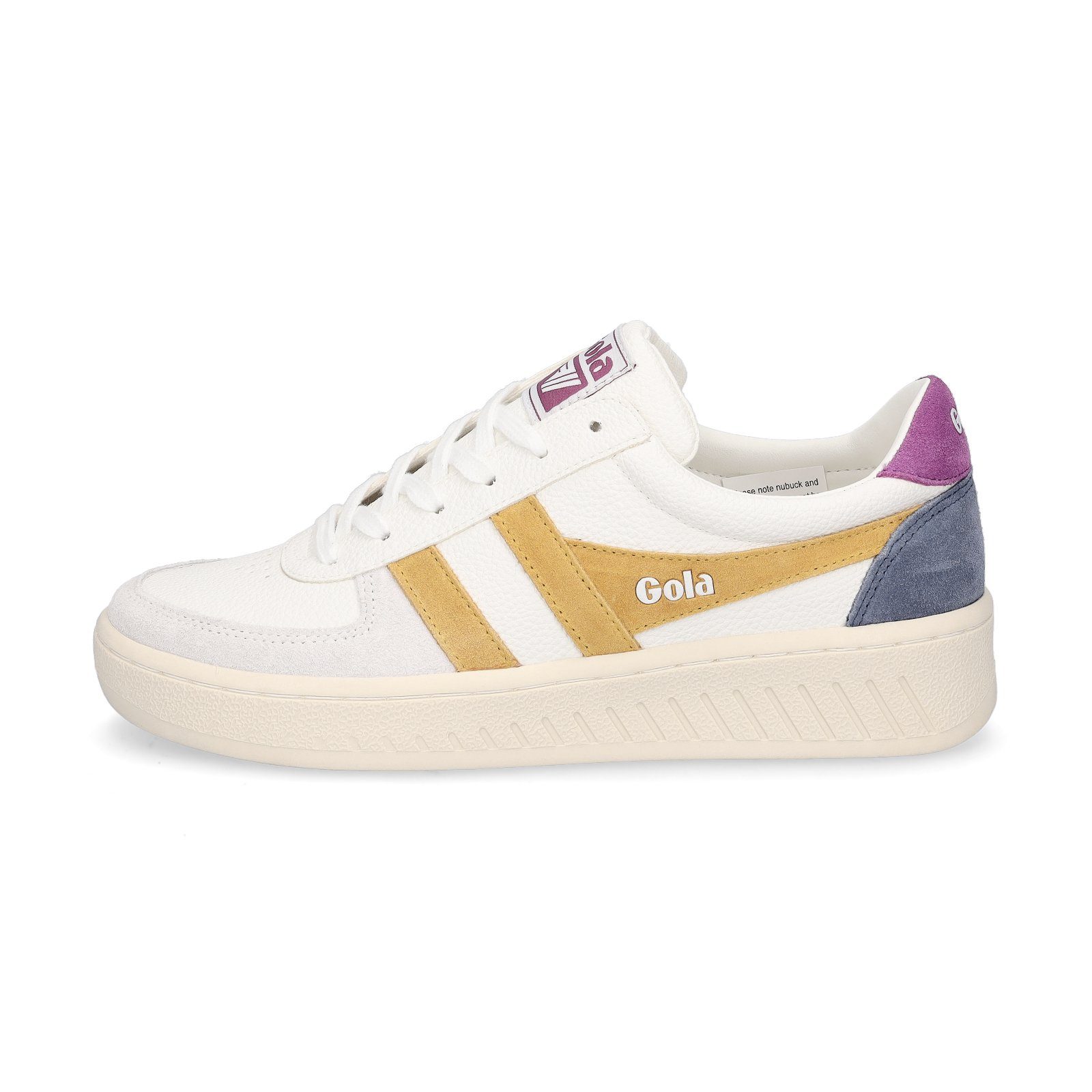 Gola Gola Damen Sneaker Grandslam Trident weiß gelb Sneaker
