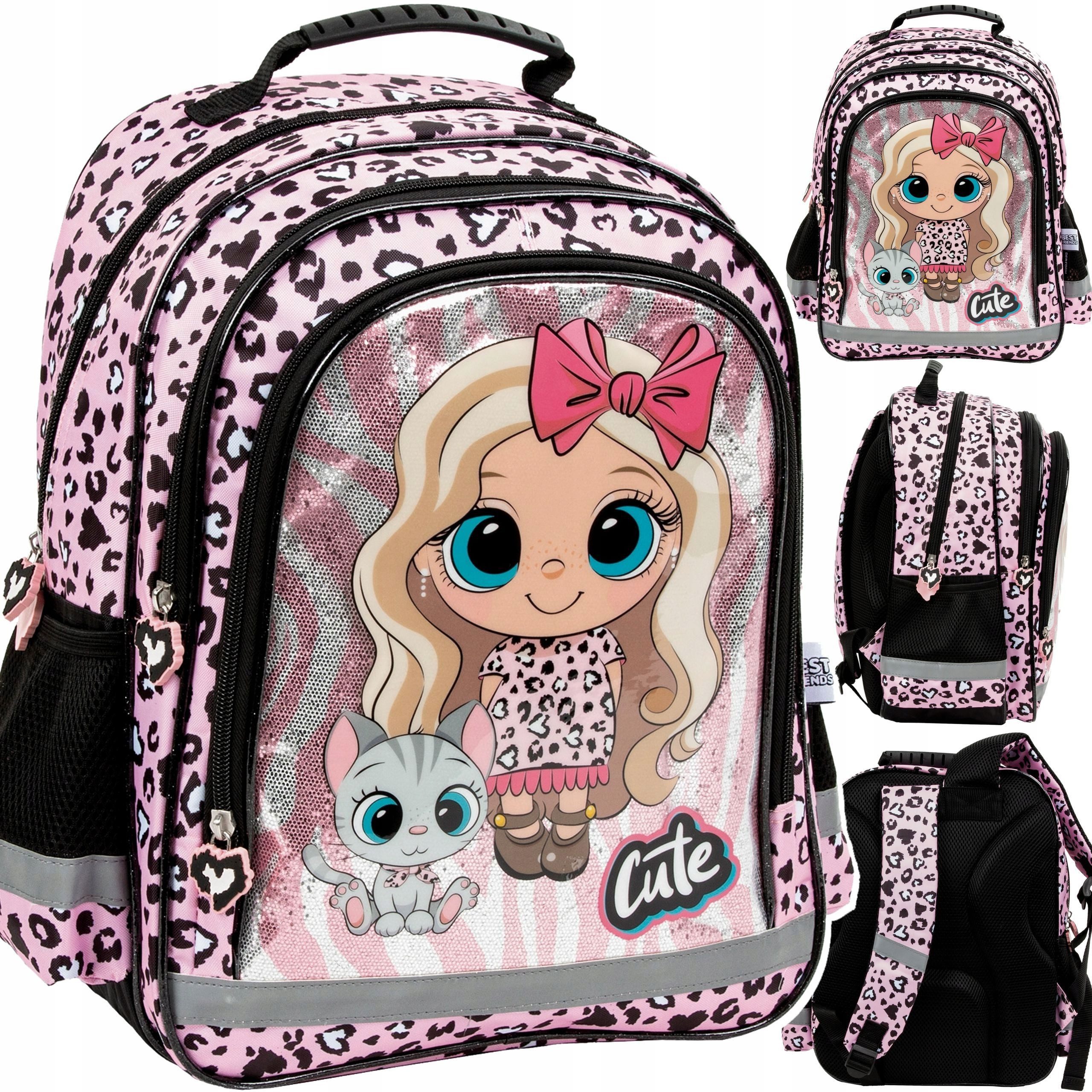 Festivalartikel Schulrucksack Derform Schulrucksack für Mädchen Klasse 1-3