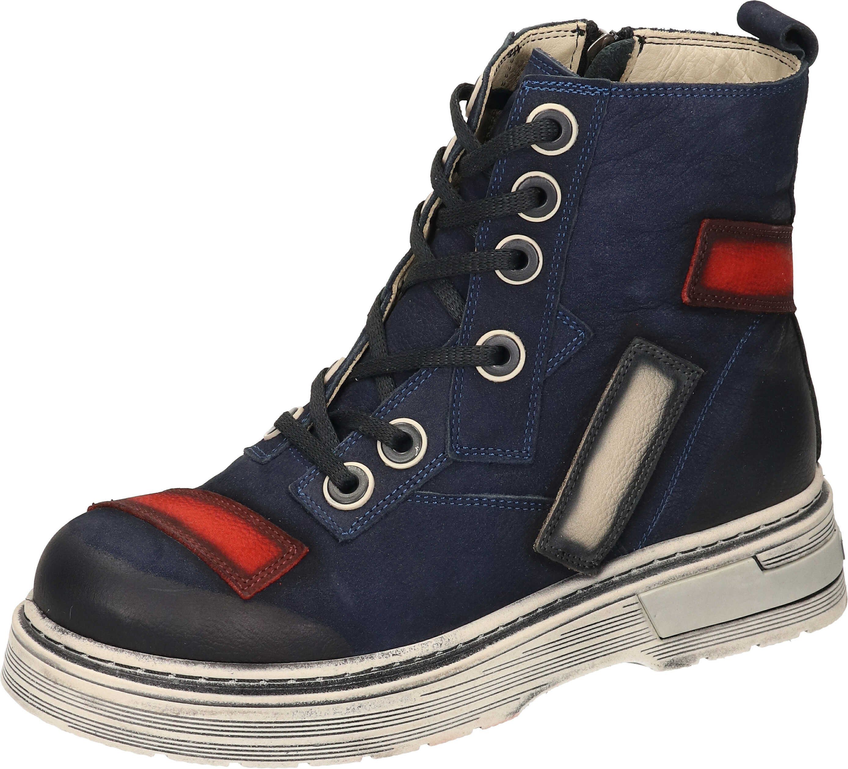 Manitu Stiefeletten Schnürstiefelette aus Nubukleder günstig online kaufen
