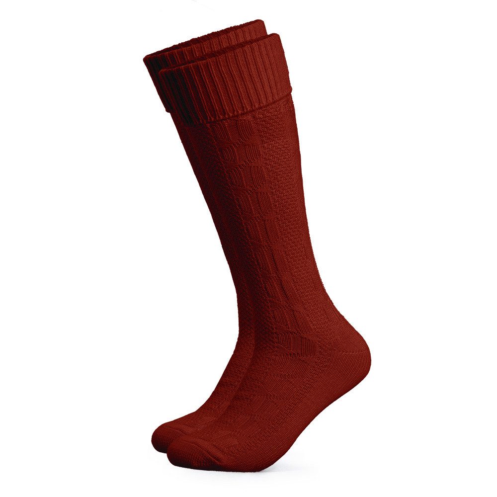 HerzSticht Trachtensocken Herren Lange Trachtensocken 1er Pack (Modell: Silberdistel) (1-Paar)
