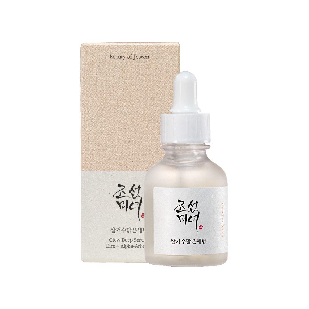 Beauty of Joseon Gesichtsserum GLOW DEEP SERUM RICE + ARBUTIN, für pigmentierte Haut, reduziert dunkle Flecken, verleiht Strahlkraft