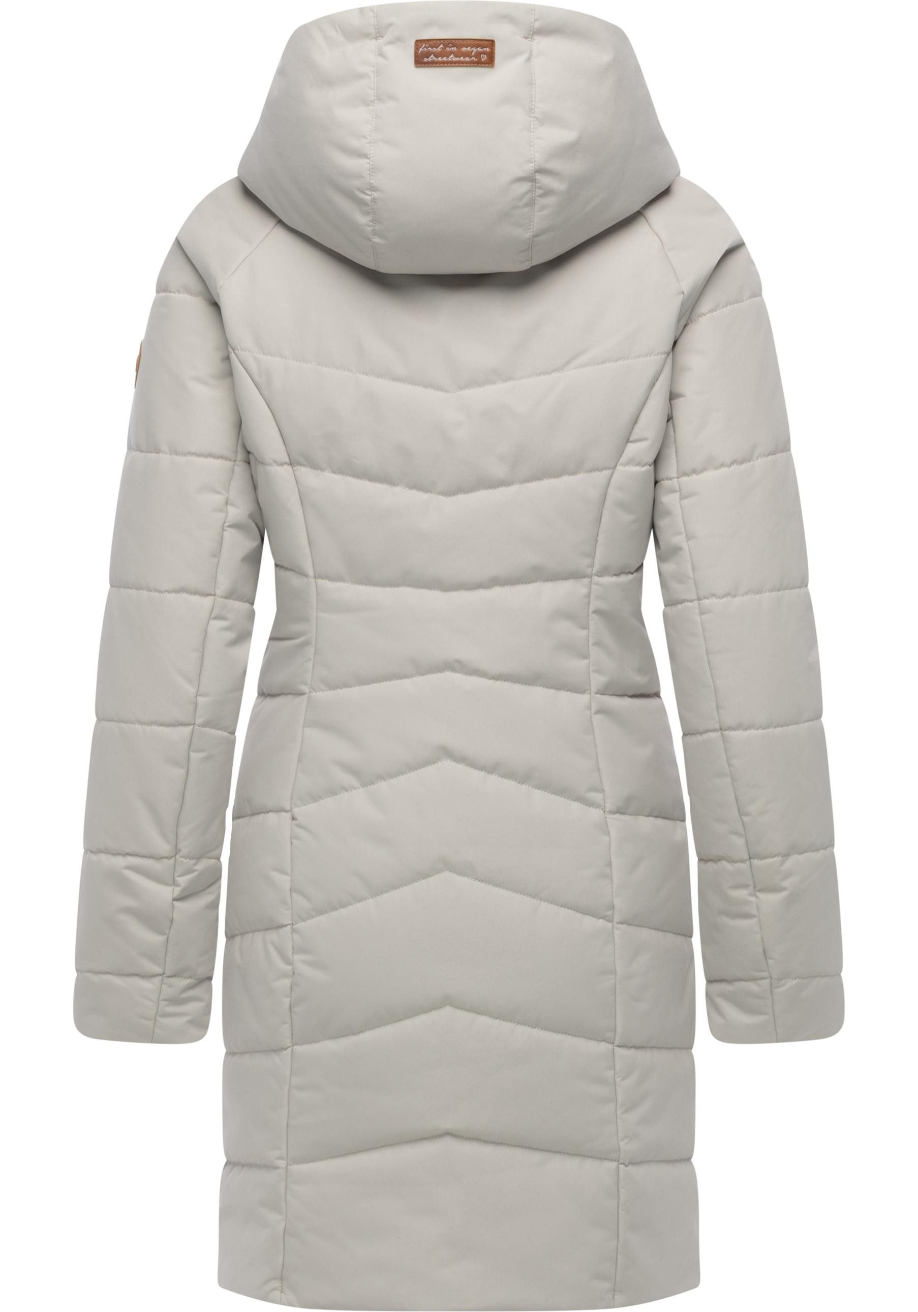 Ragwear Wintermantel Noita YOUMODO Winter Steppmantel mit Kapuze