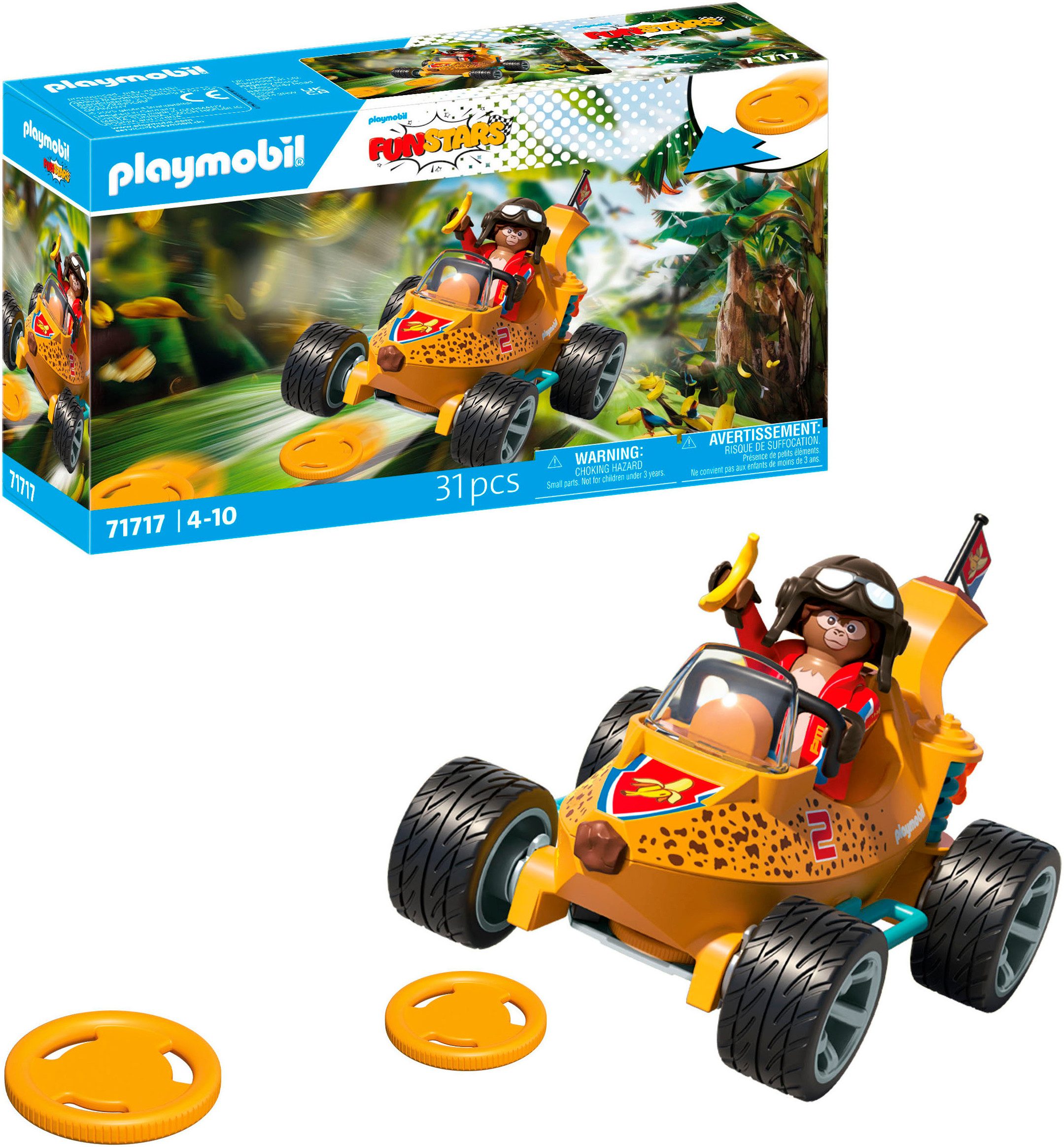 Playmobil® Rasende Banane (71717), Funstars Konstruktions-Spielset, (31 St) günstig online kaufen