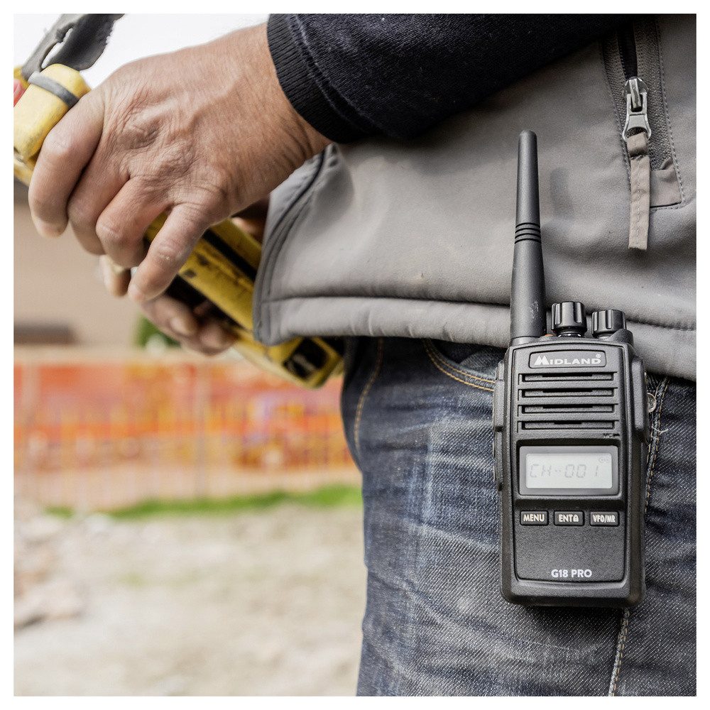 Midland Walkie Talkie Midland Midland G18 Pro NC, PMR446 Funkgerät C1145.04 PMR-Funkgerät