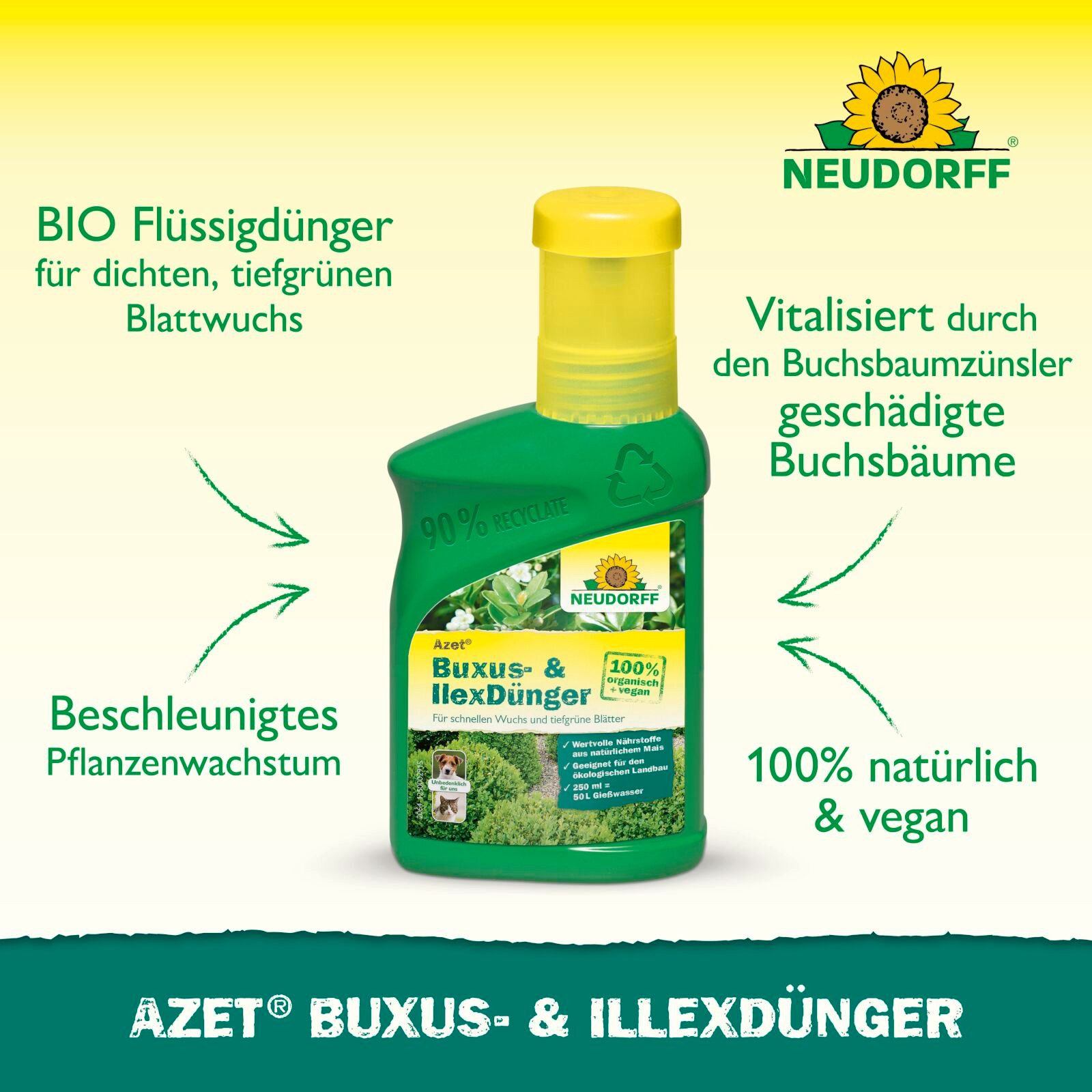 Neudorff Pflanzendünger BioTrissol Buxus- und IlexDünger 250 ml günstig online kaufen