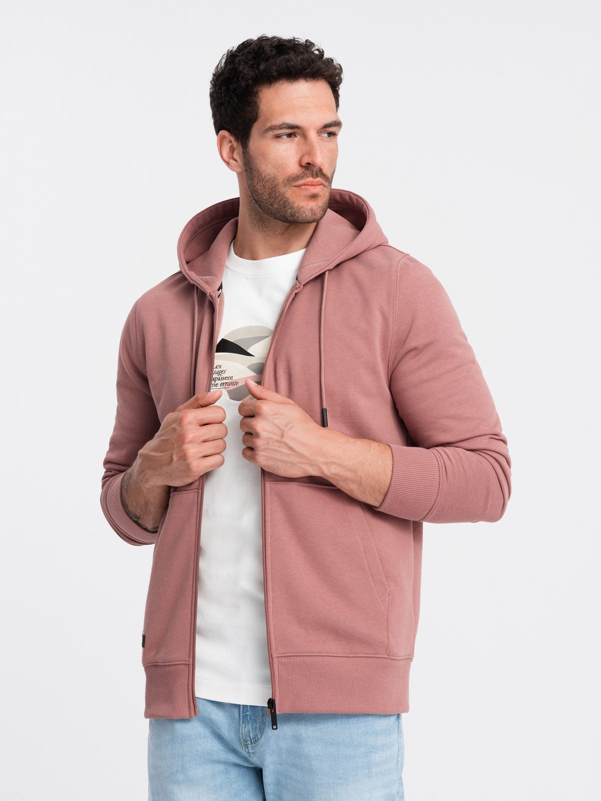 OMBRE Kapuzensweatjacke Kapuzensweatshirt günstig online kaufen