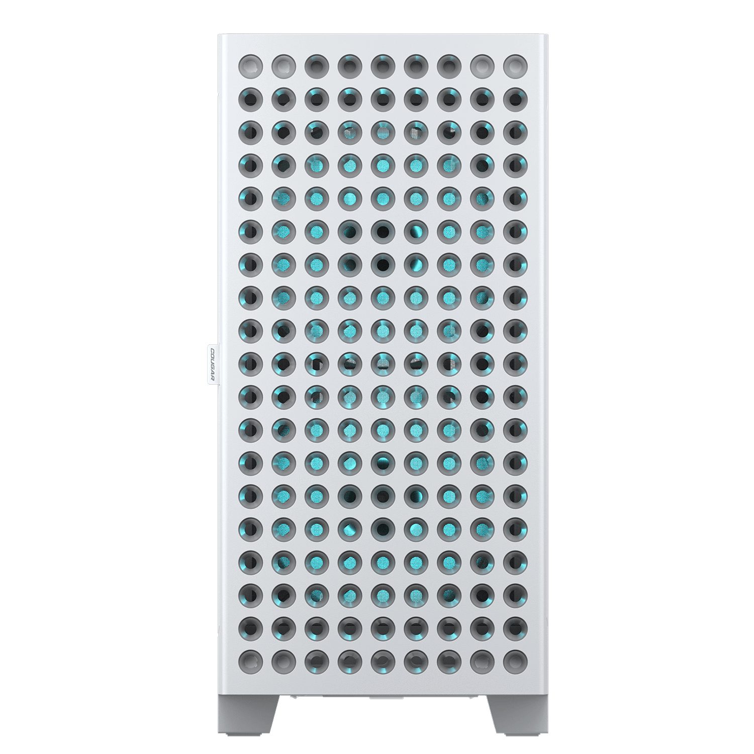 Cougar Gaming-Gehäuse AIRFACE ECO WT, Midi-Tower, USB/Audio, ATX, weiß, 4 Lüfter vormontiert
