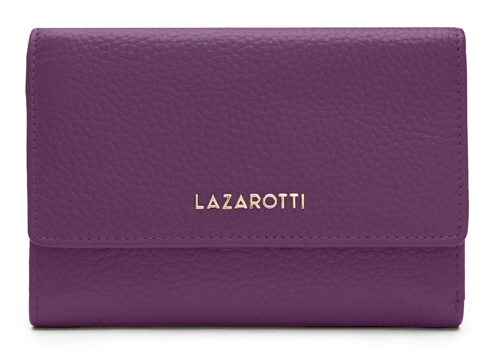 Lazarotti Geldbörse Zip Wallet With 15 Card Slots, aus echtem Leder