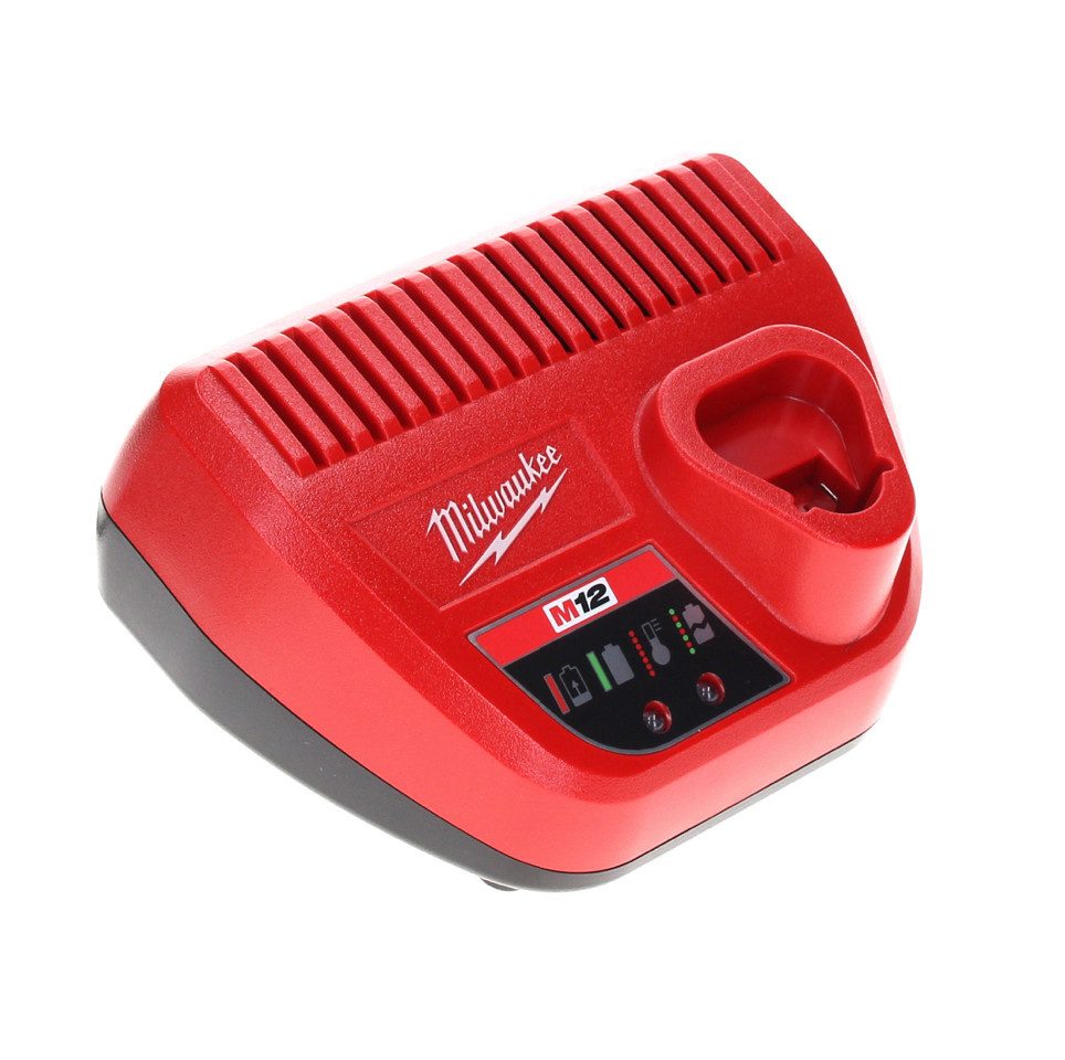 Milwaukee M12- C12C Ladegerät 12V Li-Ion Akkus (4932352000) Schnelllade-Gerät