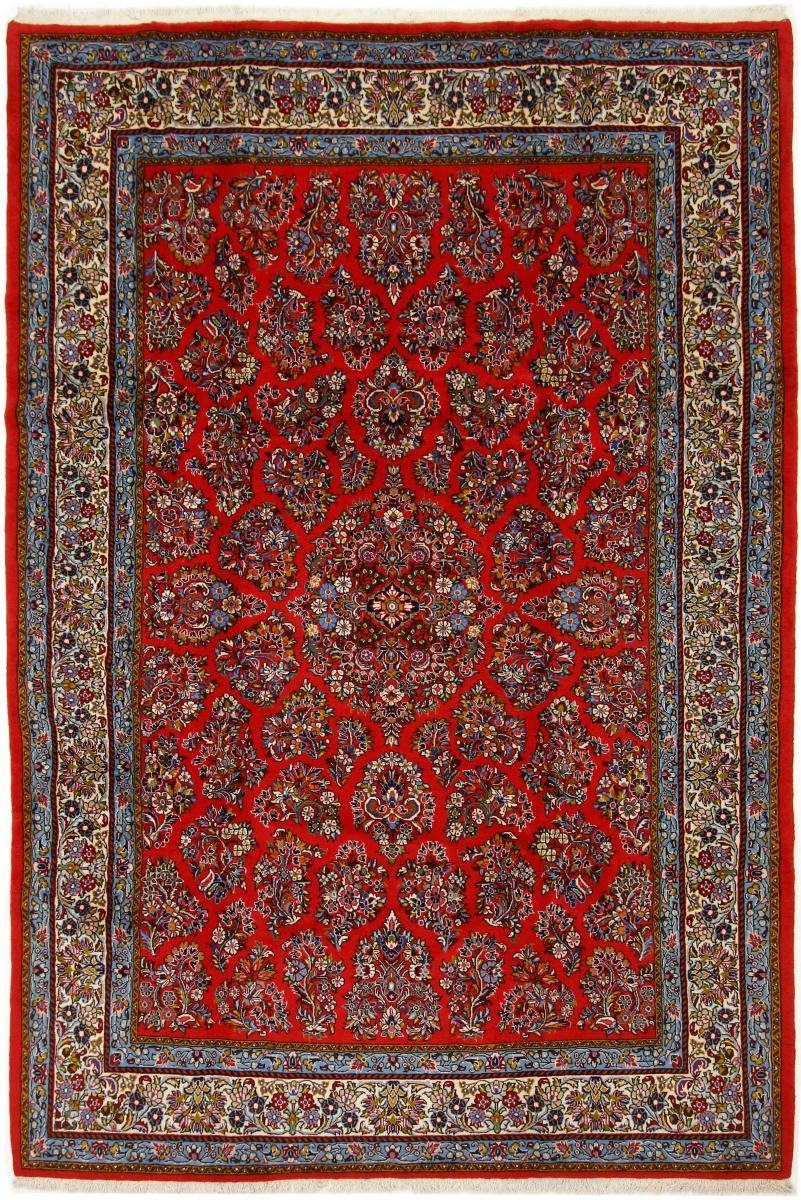 Orientteppich Sarough 209x307 Handgeknüpfter / Höhe: mm Orientteppich Nain rechteckig, 12 Trading, Perserteppich