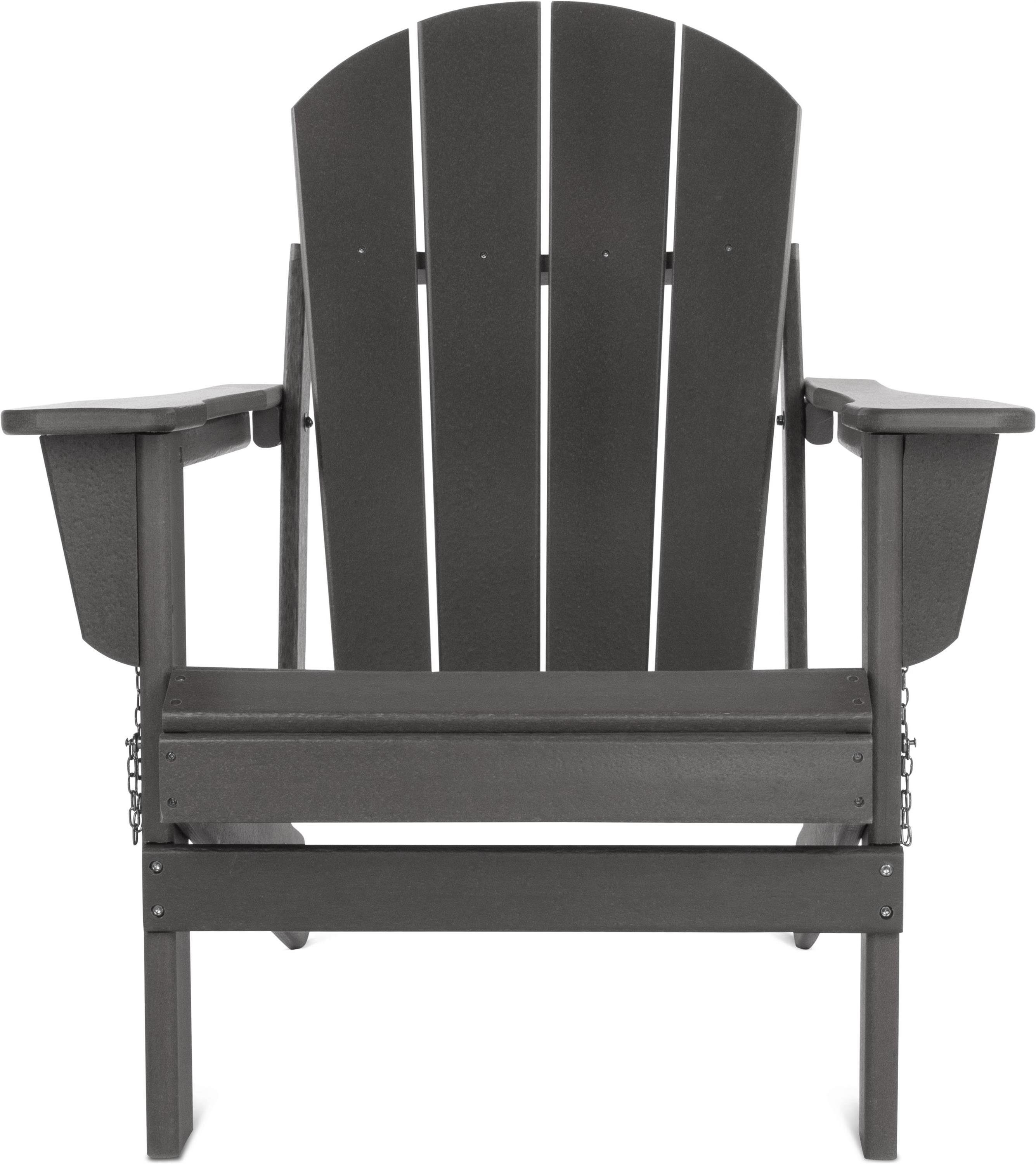 Aspero Gartenstuhl Gartenstuhl Adirondack mit Auflage, günstig online kaufen