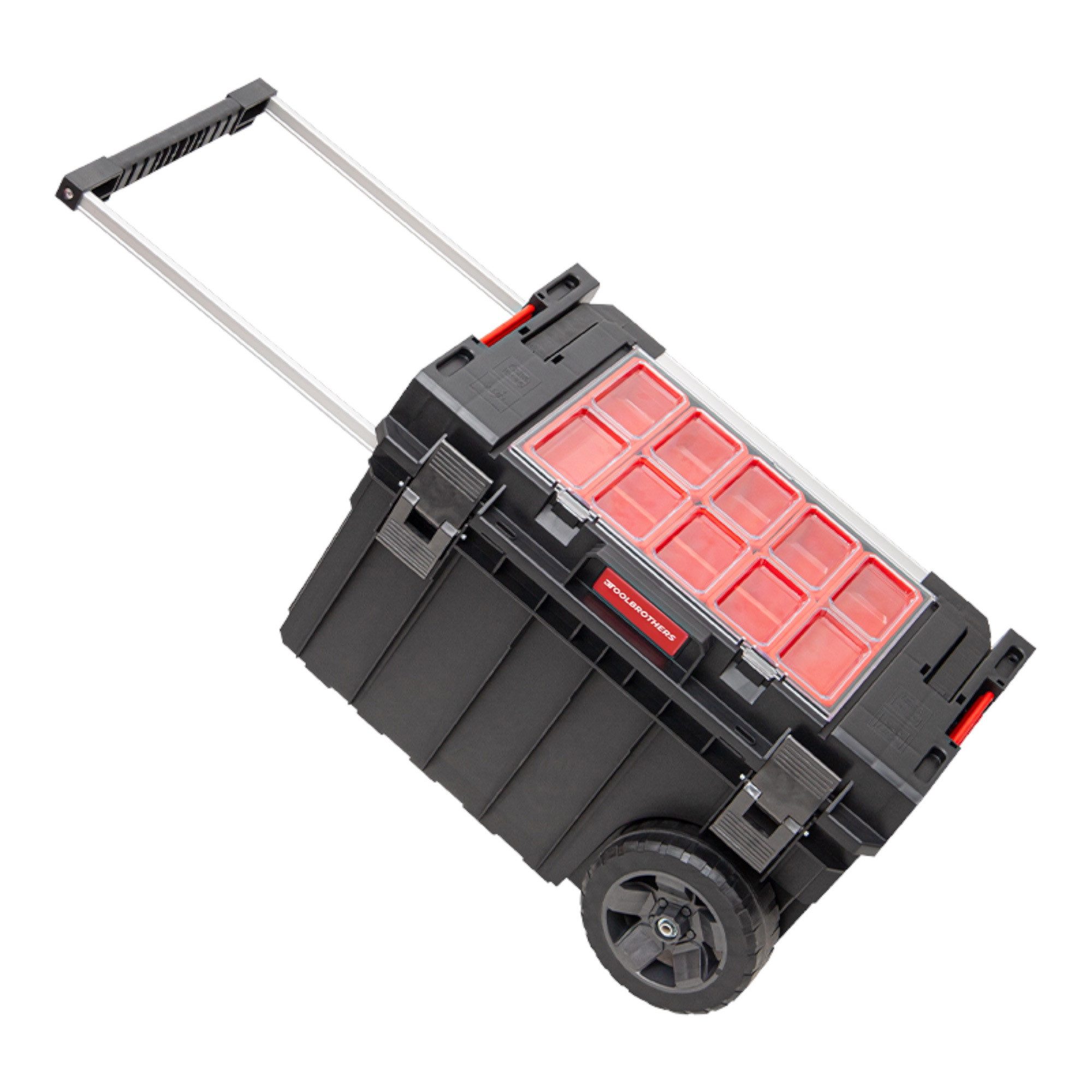 Toolbrothers Werkzeugkoffer RHINO XXL Trolley ECO Handling+ 44 l IP66 Werkzeugkiste