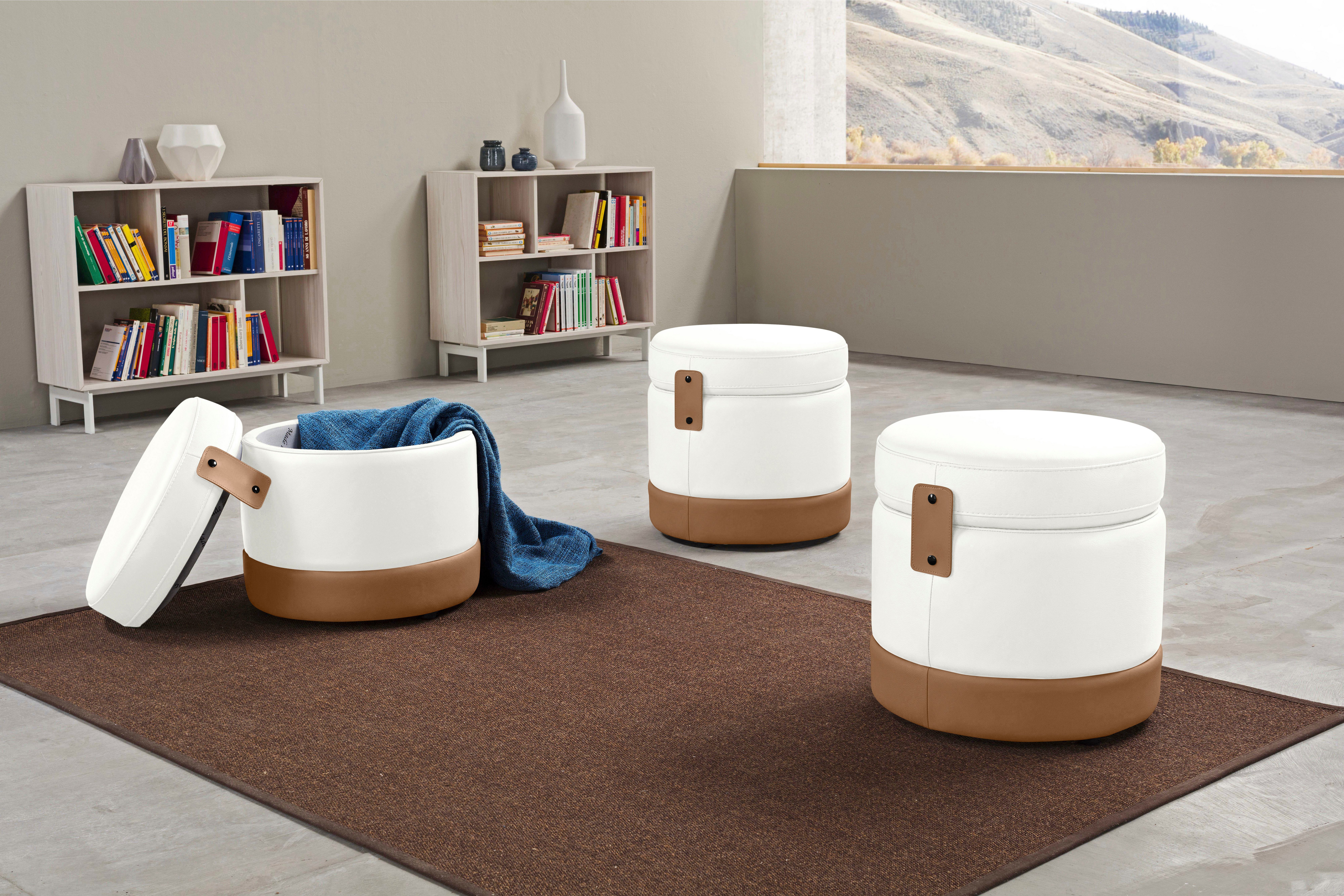 Egoitaliano Hocker Tonder, Designhocker als Blickfang günstig online kaufen