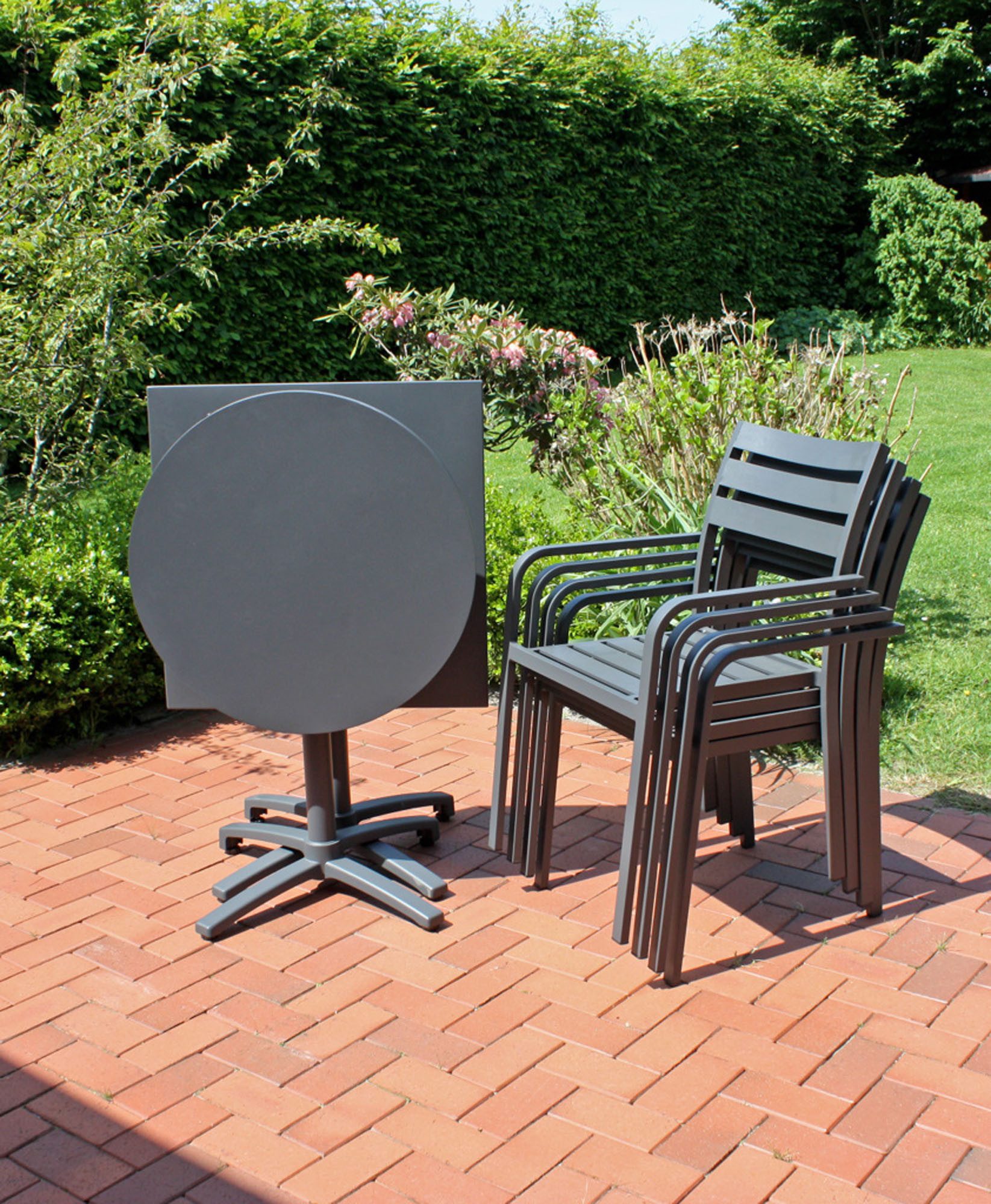 Garden Pleasure Garten-Essgruppe AMIRA Set 03, (9-tlg)