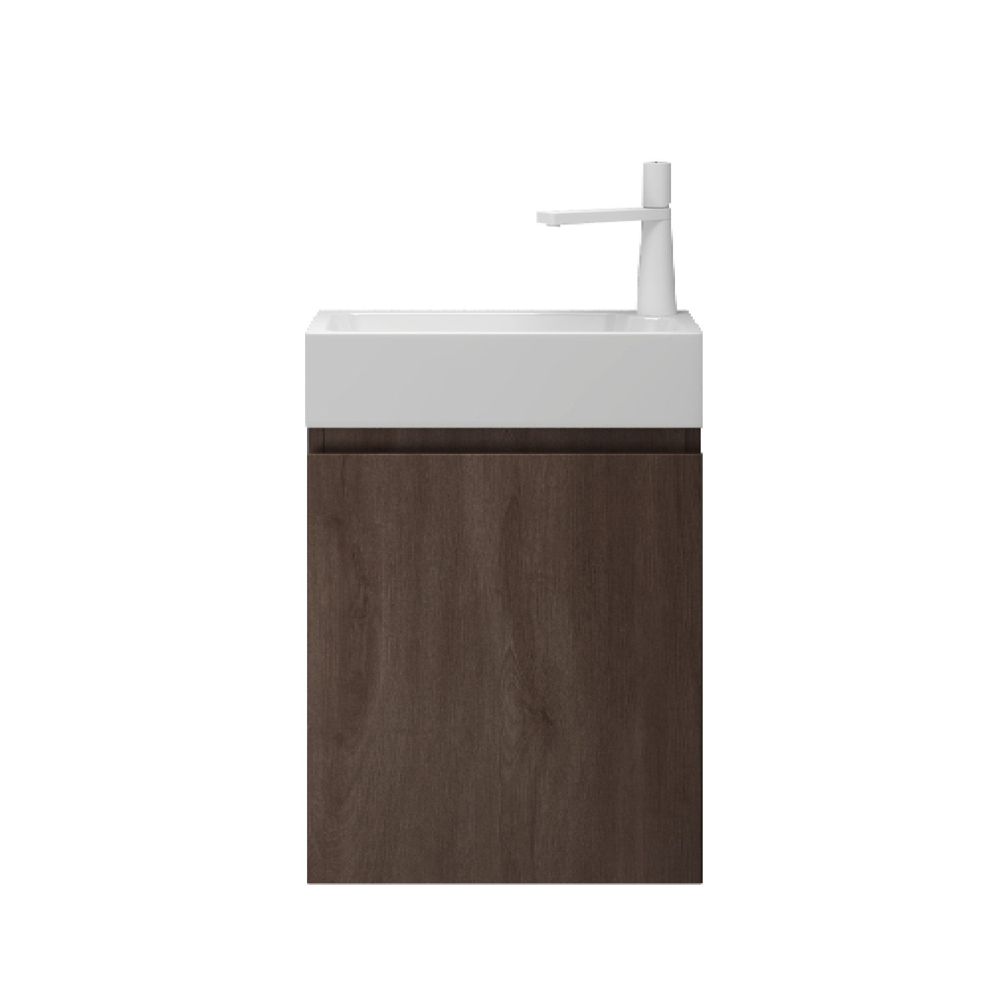 Mai & Mai Badmöbel-Set Gäste Wc Waschbeckenunterschrank Waschtisch mit Unterschrank P02