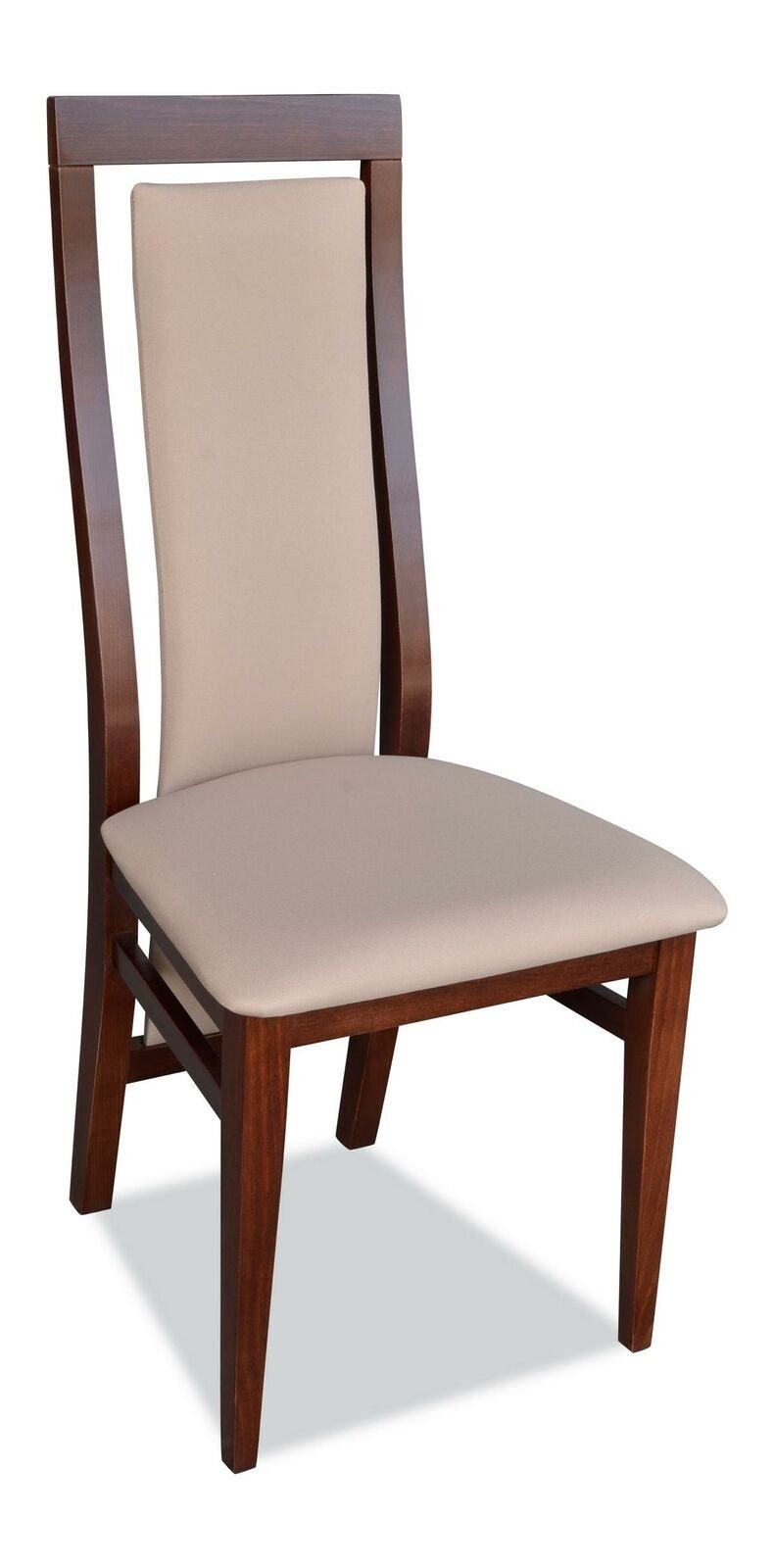 4x Polster Stühle Gastro Stuhl Design Sessel Stoff Neu Esszimmer Stuhl, JVmoebel Holz Textil Set