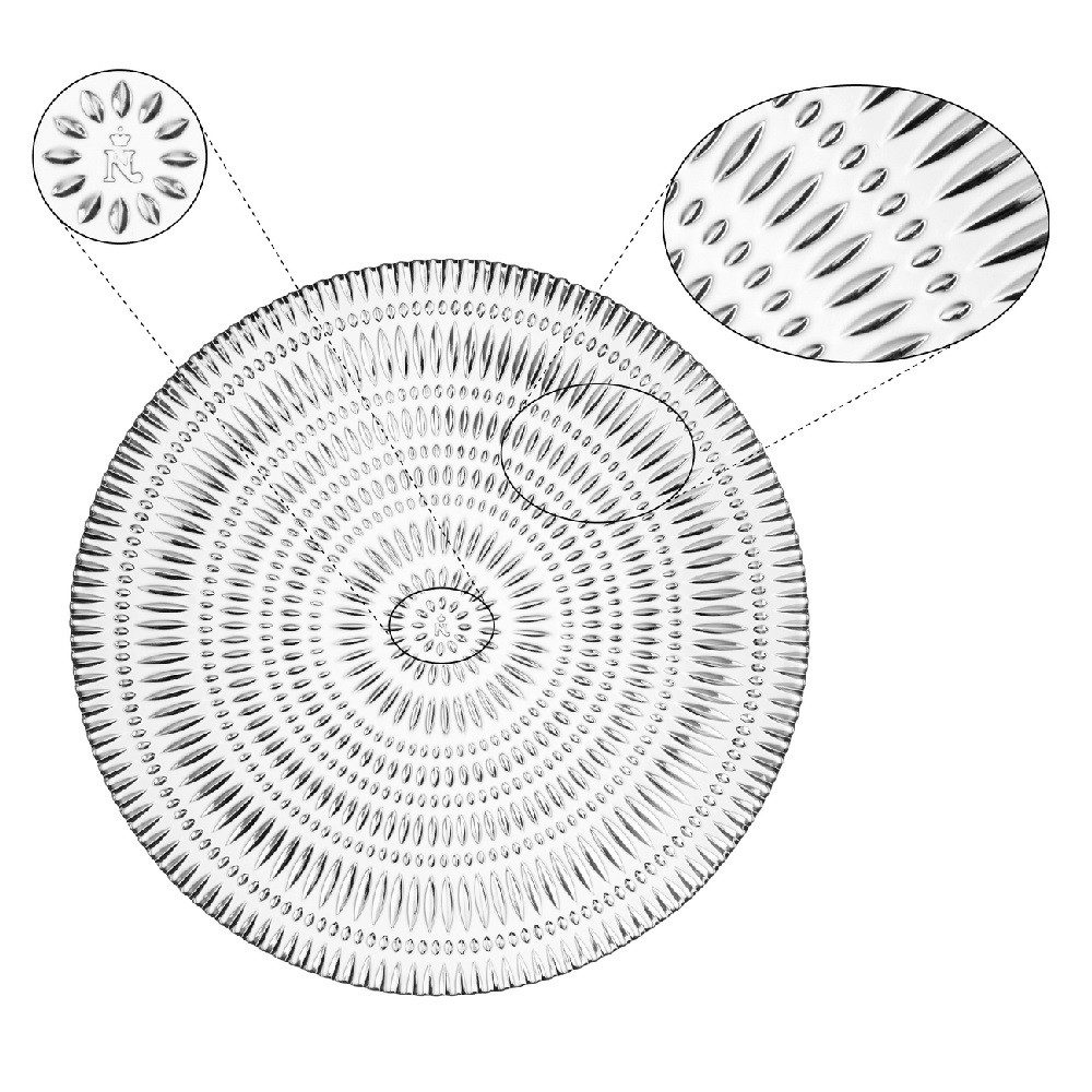 Nachtmann Speiseteller Nachtmann Ethno Teller 32 cm 2er Set