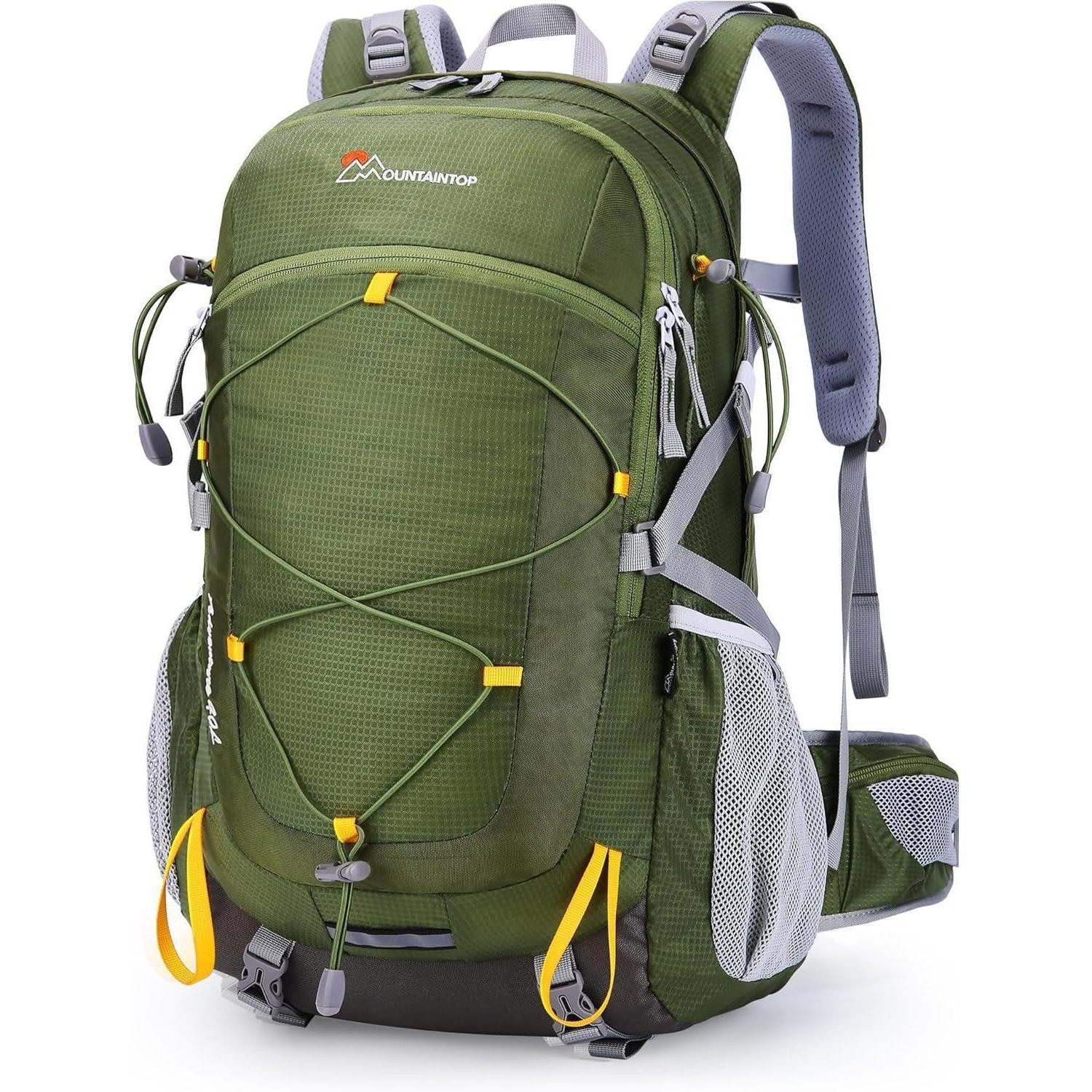 Trekkingrucksack Wanderrucksack 25L 40L Trekkingrucksack Herren 40l-armeegrün