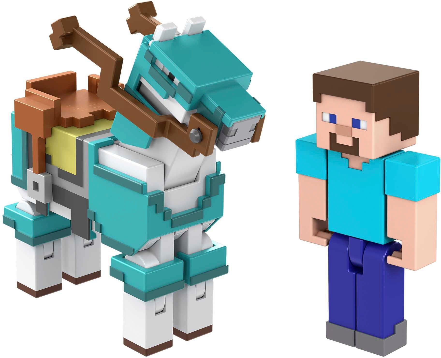 Mattel® and Minecraft, Steve Armored Horse Spielfigur