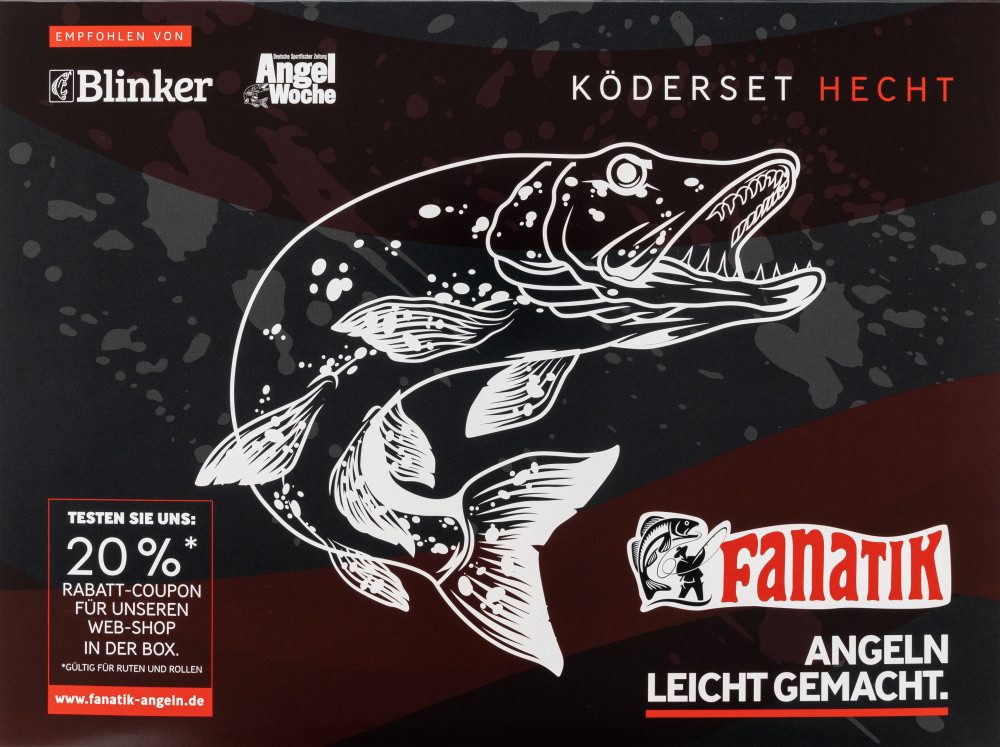 Fanatik Kunstköder Raubfisch-Köderset "Hecht", (Spar-Set)