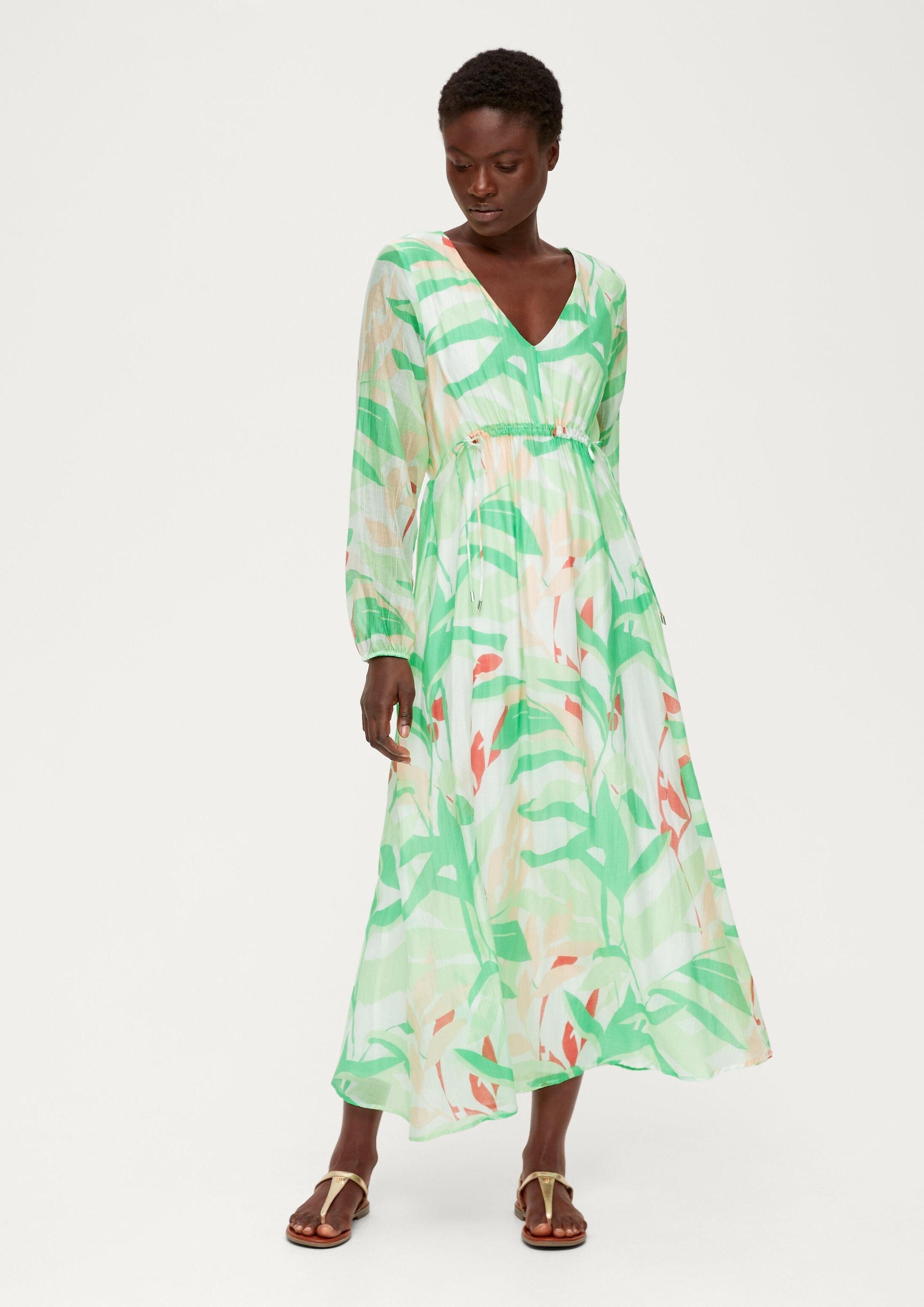 s.Oliver Maxikleid Kleid Maxikleid aus Lyocellmix