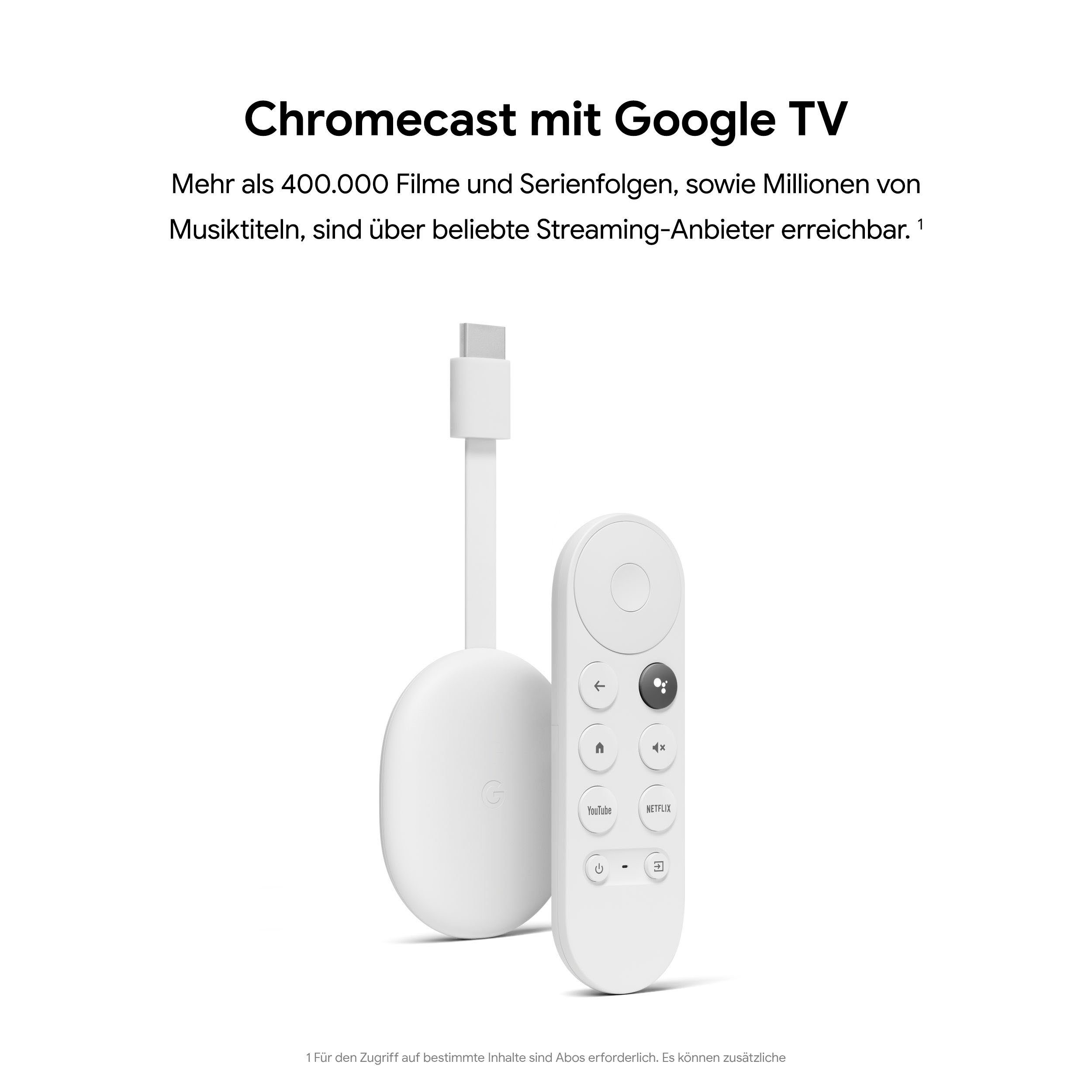 Google Chromecast Google Streaming-Box TV Google mit