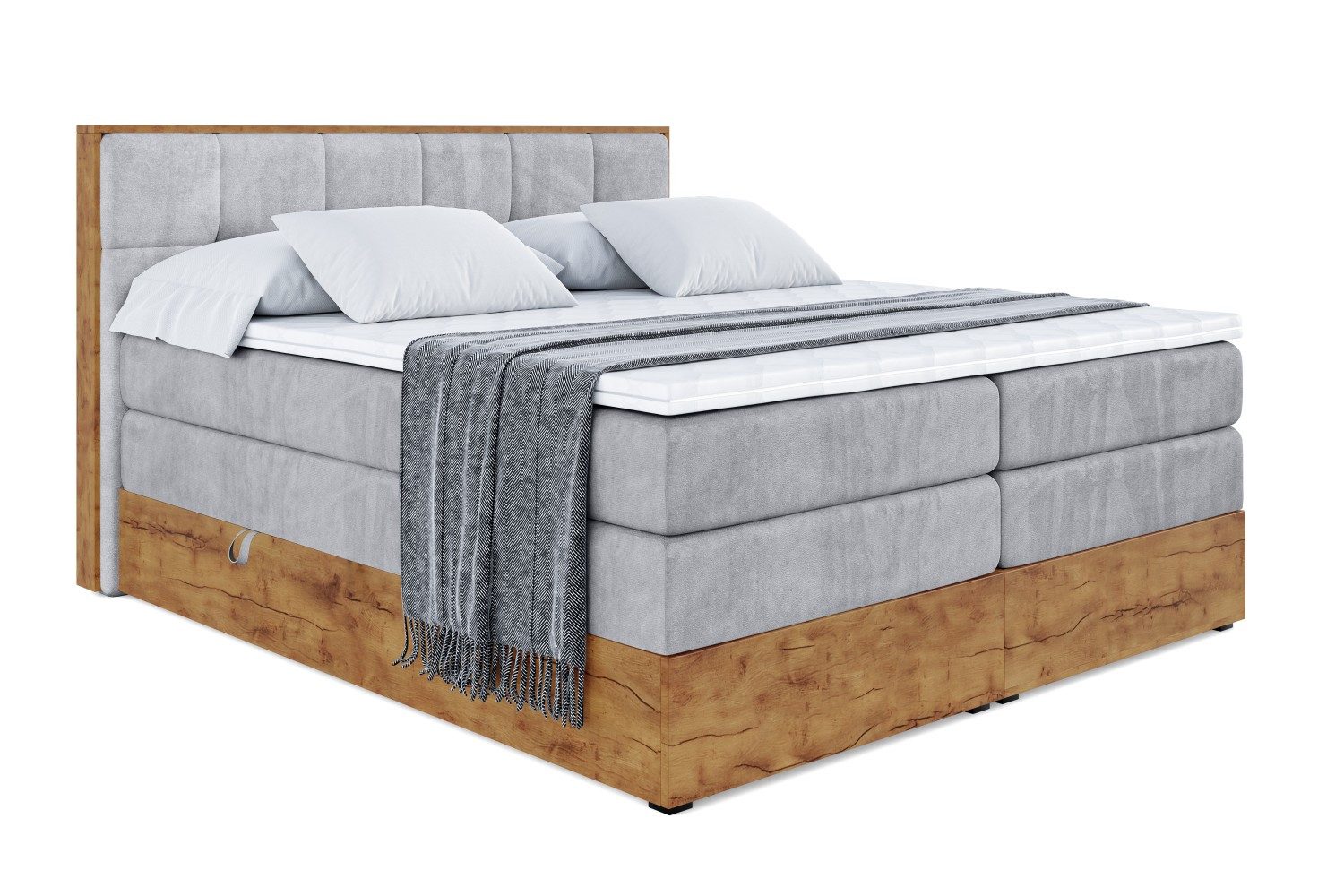 ALTDECOR Boxspringbett LOLLI7 KING (Multipocket-Matratze H4, günstig online kaufen