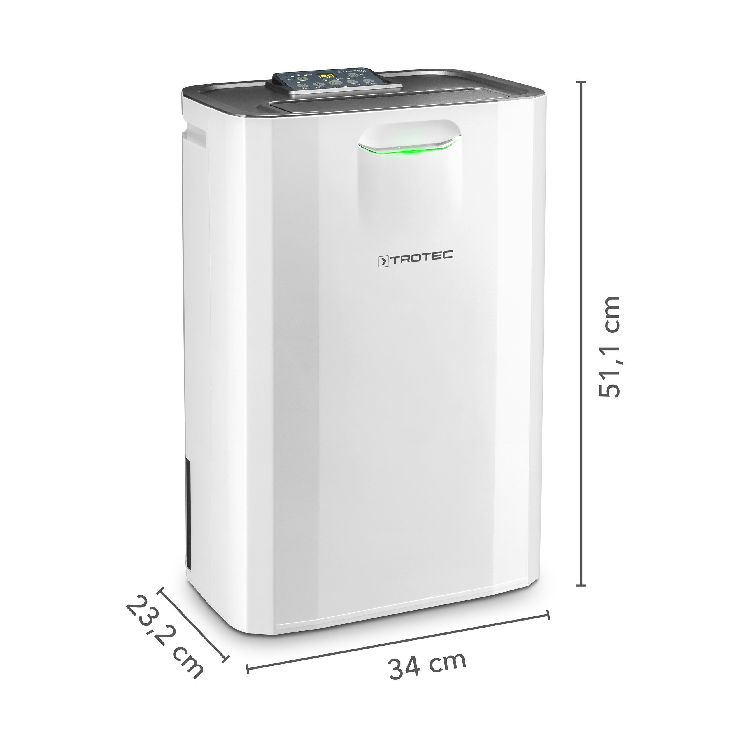 TROTEC Luftentfeuchter TTR 57 E, Luftentfeuchter Trocknung Entfeuchtung Adsorptionsentfeuchter
