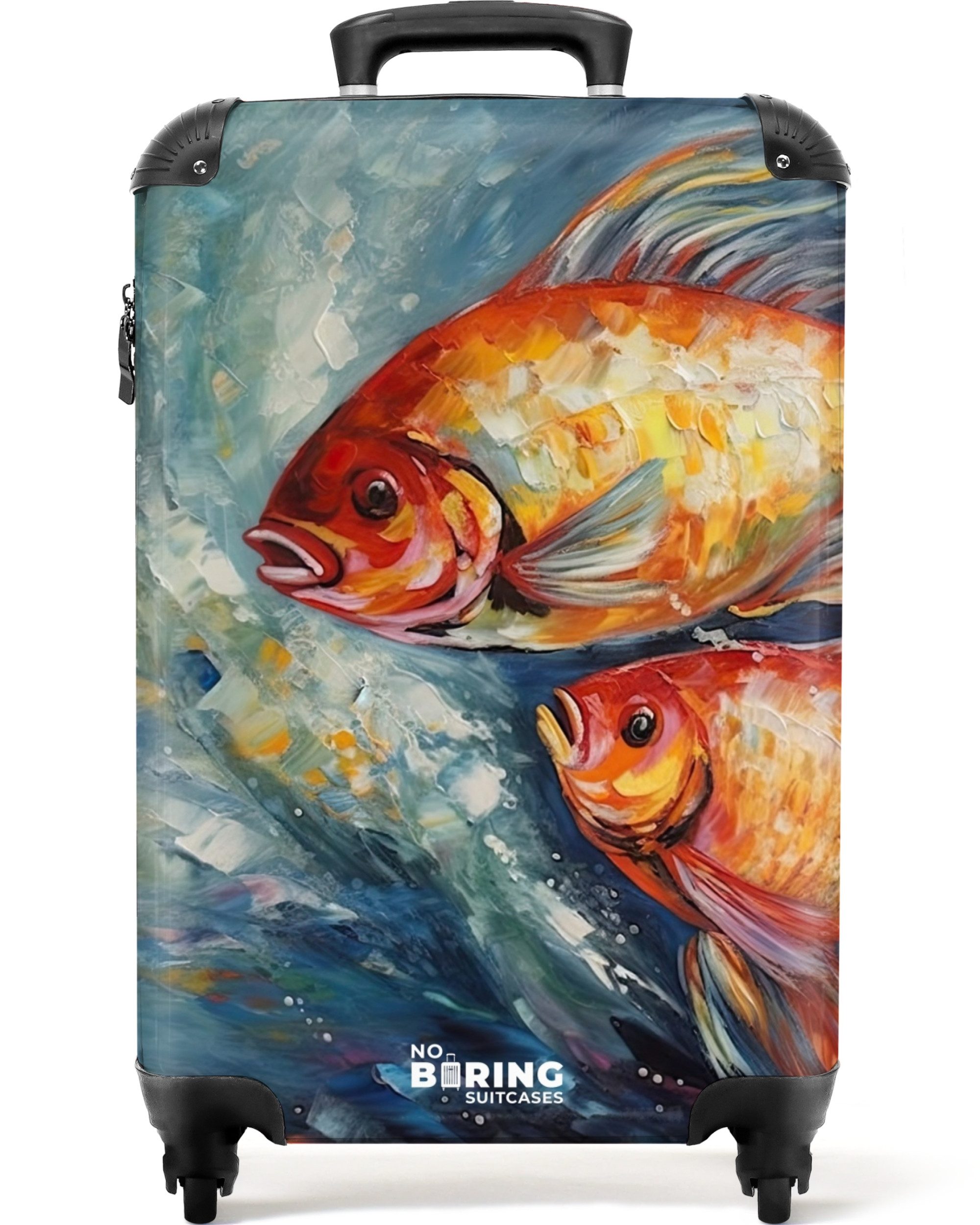 NoBoringSuitcases.com© Hartschalen-Trolley Ölgemälde Kunstwerk von 2 günstig online kaufen