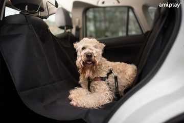 amiplay Hunde-Autositz amiTravel, Beschichtetes Polyestergewebe, Hundeautomatte/Haustierautomatte AMITRAVEL