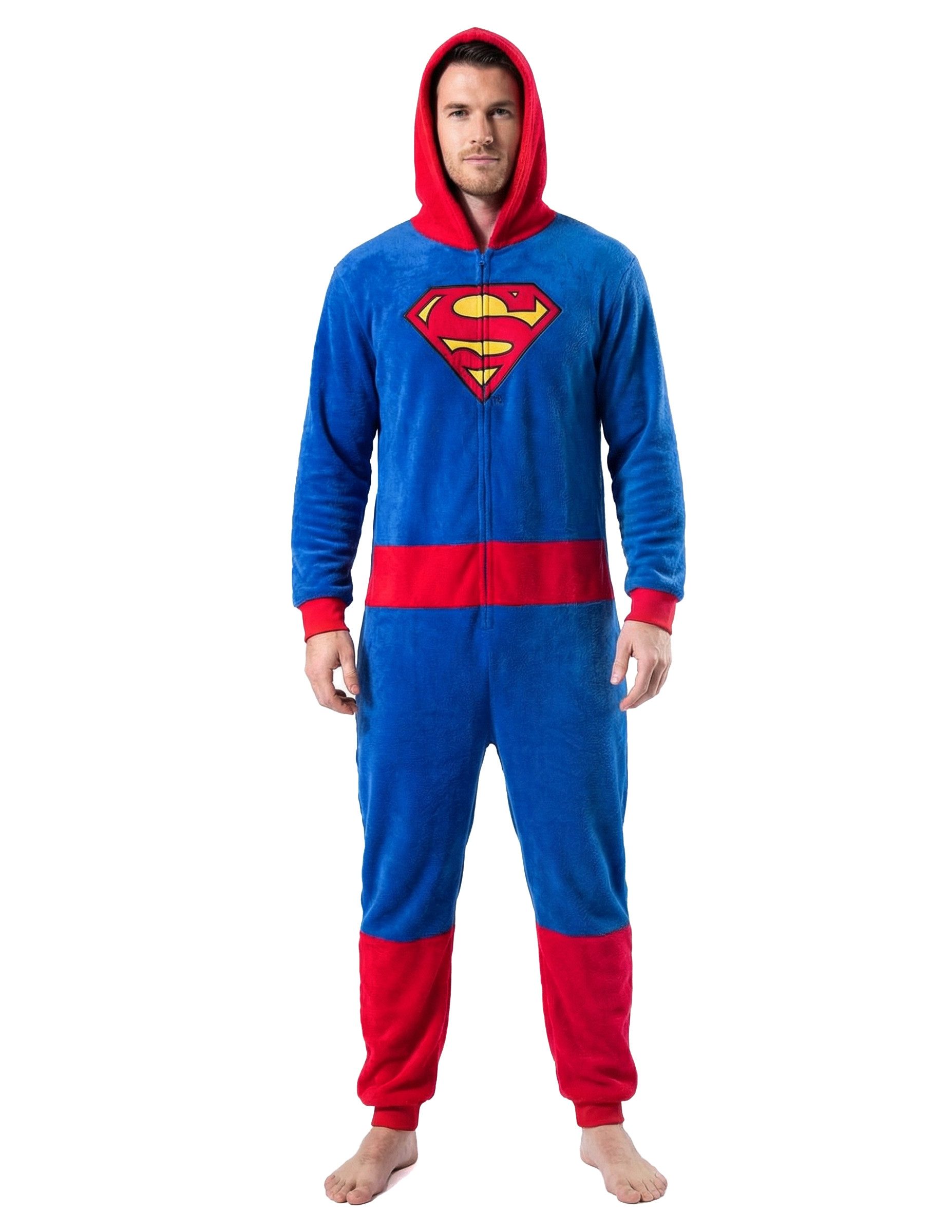 Kostüm Superman Overall für Erwachsene
