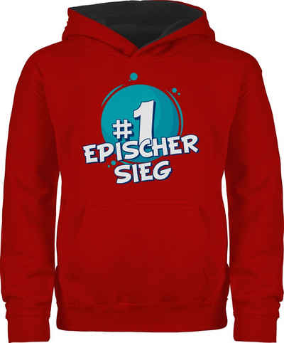 Shirtracer Hoodie #1 Epischer Sieg Kinderkleidung und Co