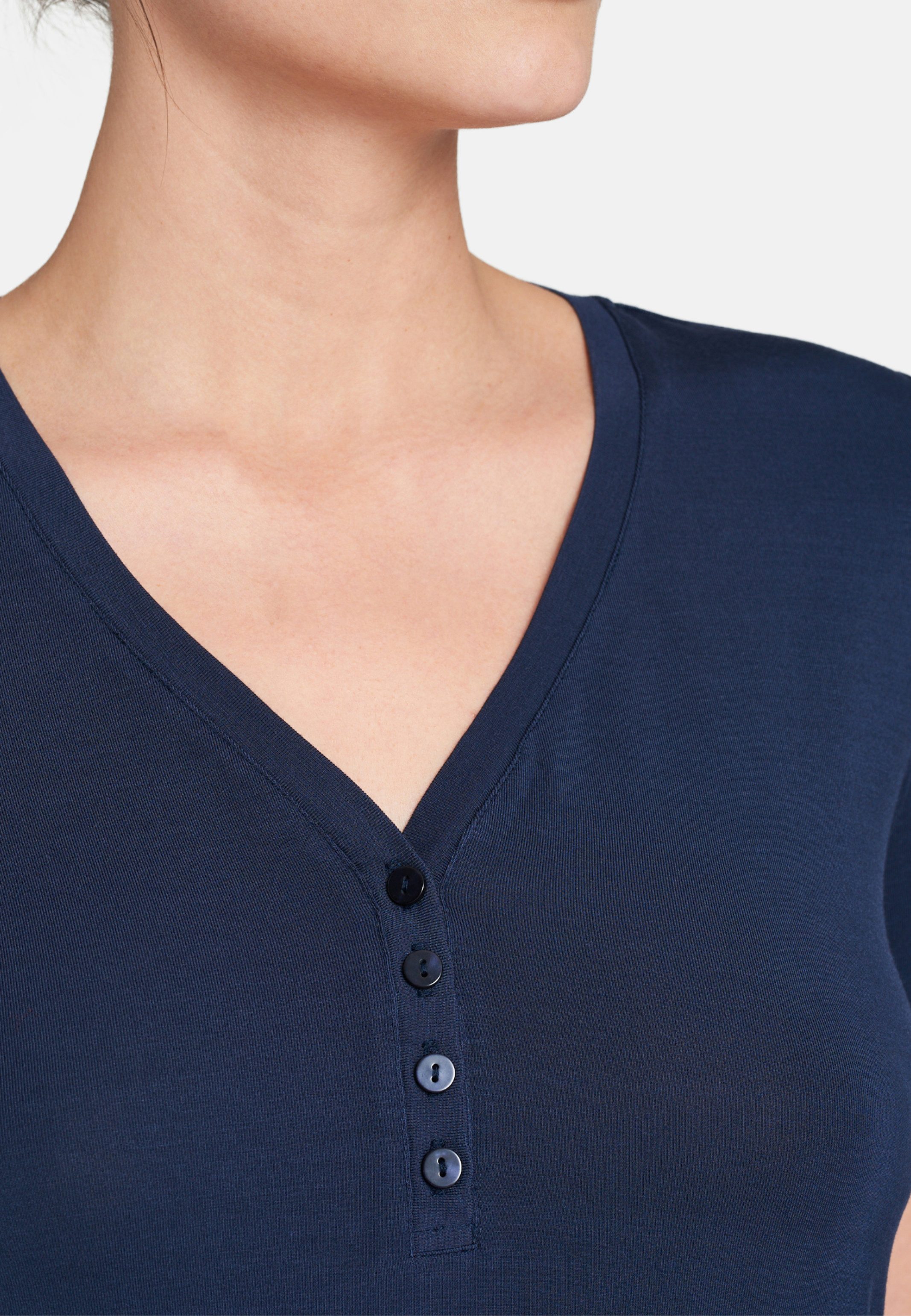 Schiesser Pyjamaoberteil Mix & Relax (1-tlg) Schlafanzug Oberteil