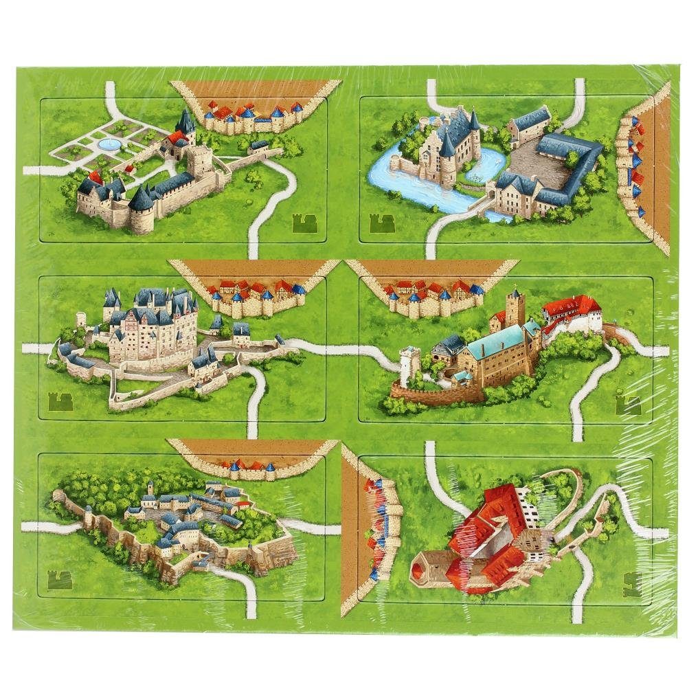 Hans im Glück Spiel Carcassonne Burgen in Deutschland Promo Mini DE/EN