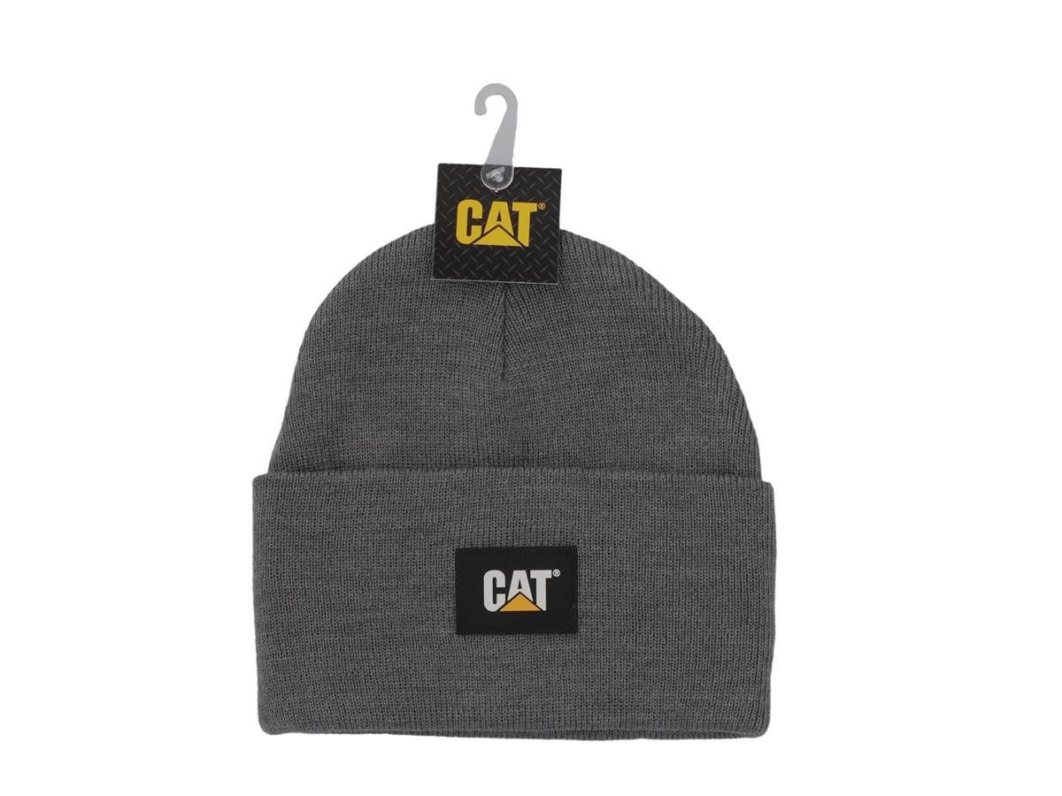 CAT Strickmütze Label Cuff Beanie One Size mit Logo