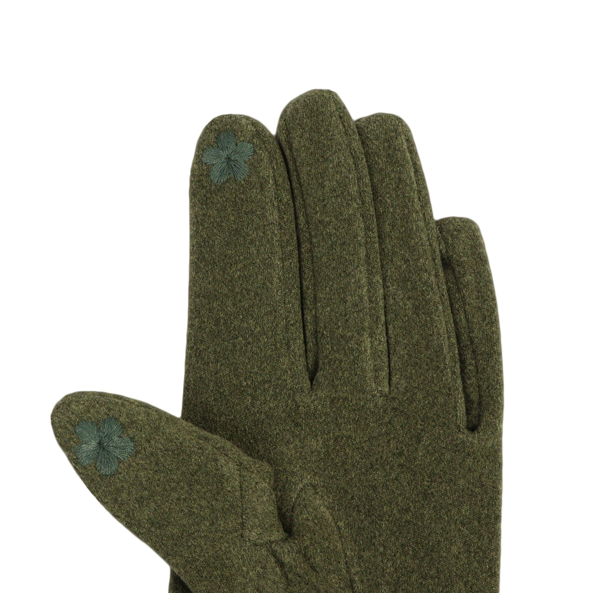 Handschuh Fleecehandschuhe lindgrün ZEBRO