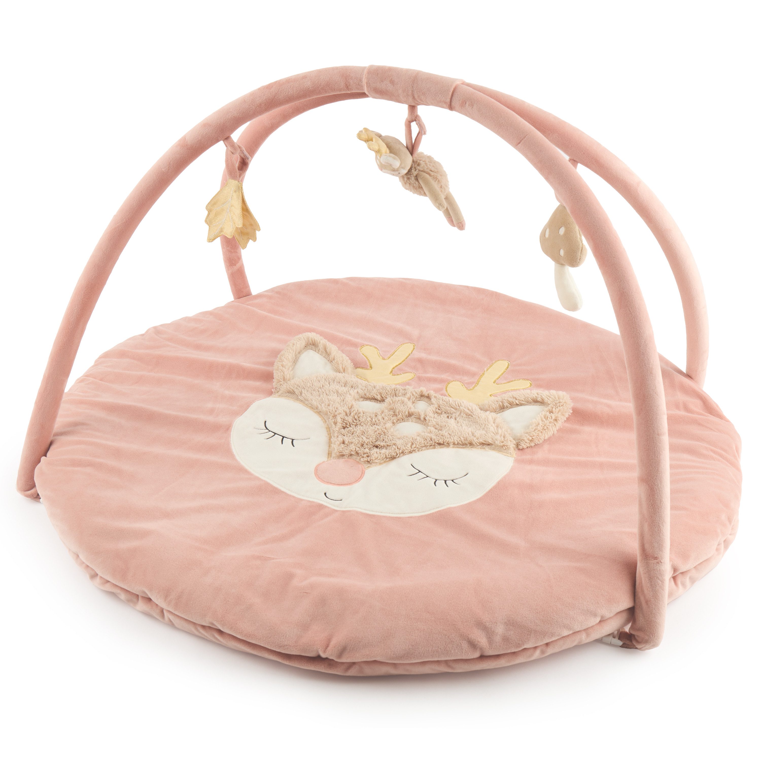 BIECO Baby Gym Bieco Spieldecke mit Activitybogen Reh Ella