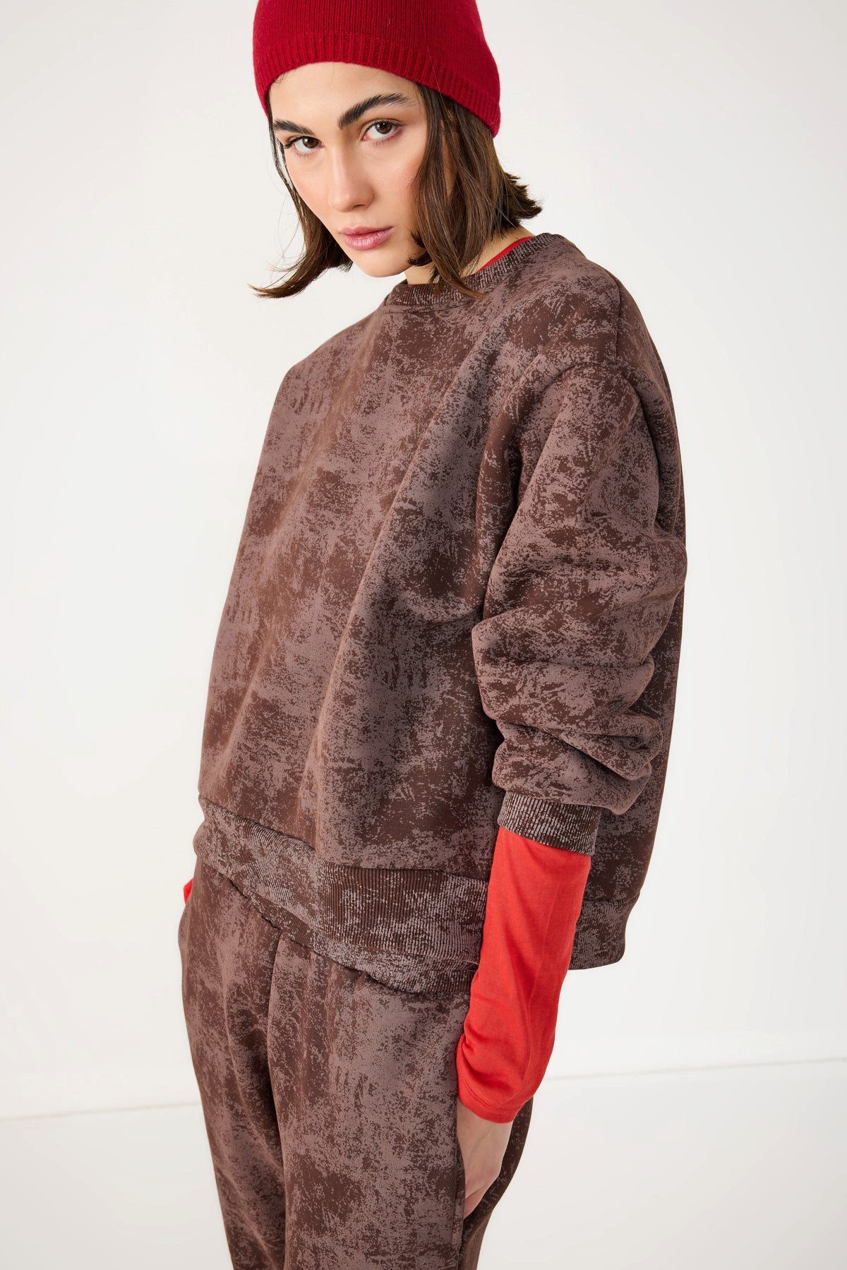 No Matter What Kapuzensweatshirt Sweatshirt mit Rundhalsausschnitt – Bild 4 von 4