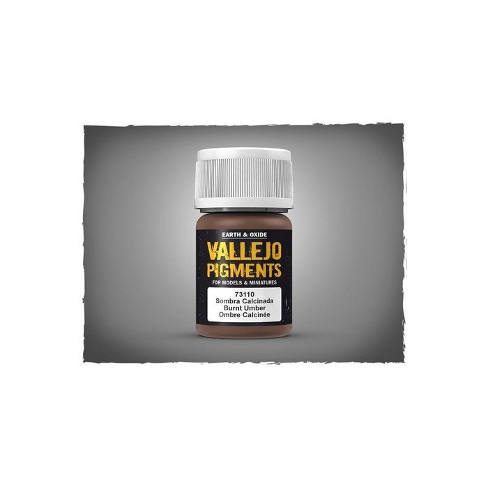 Vallejo Acrylfarbe VAL-73.110 - Pigments - Burnt Umber 35 ml