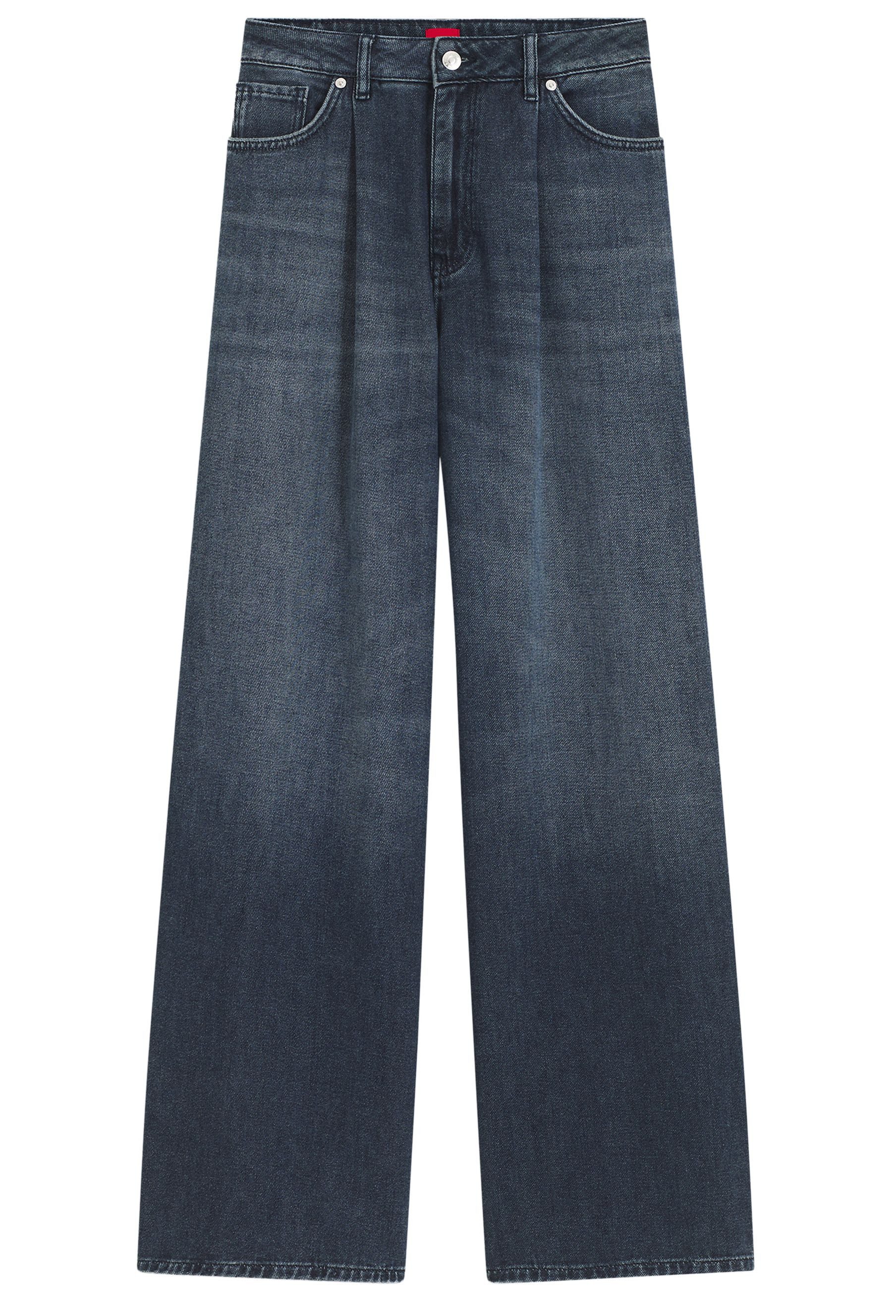 HUGO 5-Pocket-Jeans 937 mit Bügelfalten (1-tlg)