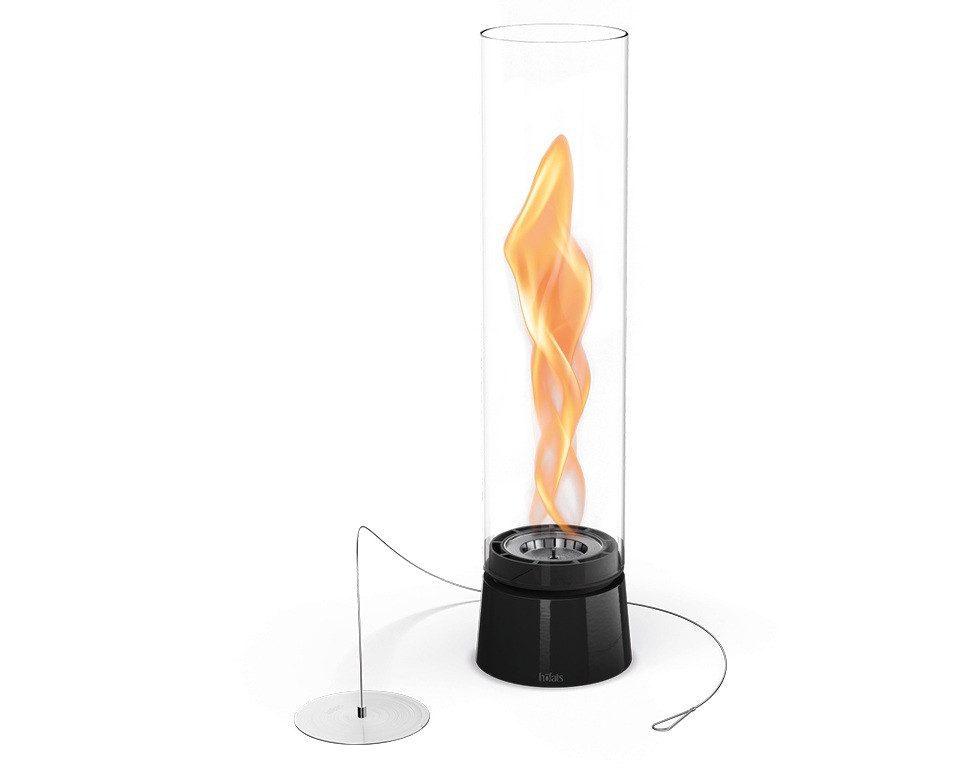 höfats Tischfeuer SPIN air (rauch- und rußfreier Tischkamin für Indoor und Outdoor), wärmende Feuersäule mit Flammenwirbel für Tischdeko